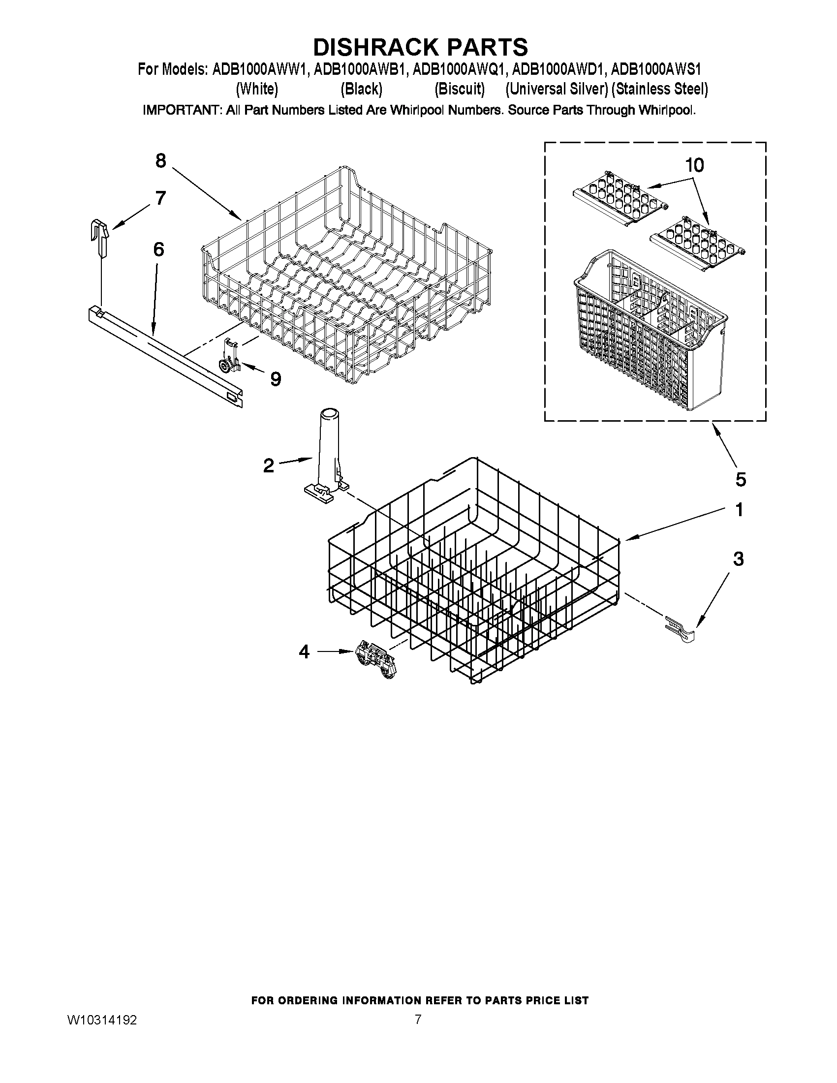06 - DISHRACK PARTS