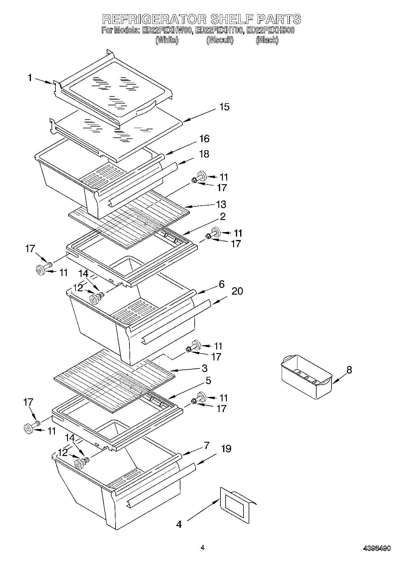 03 - REFRIGERATOR SHELF