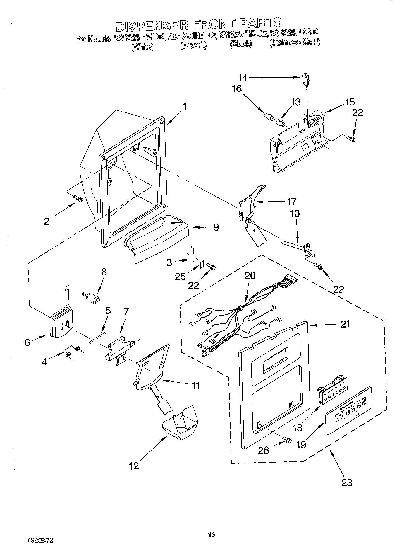 08 - DISPENSER FRONT