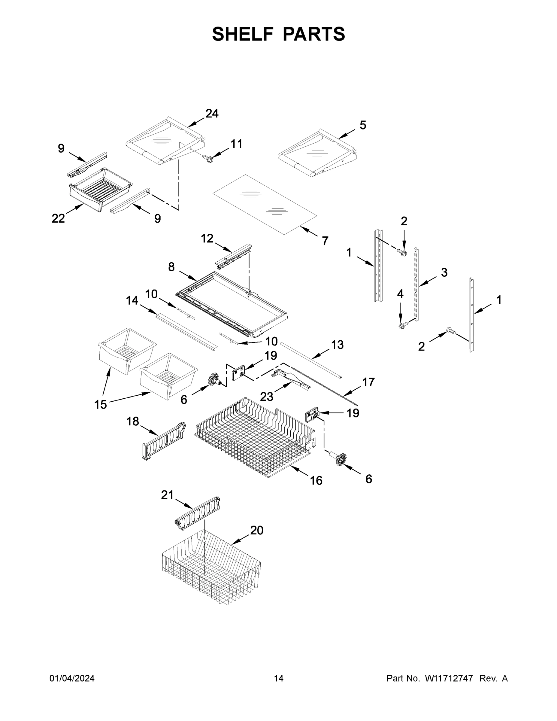 08 - SHELF PARTS
