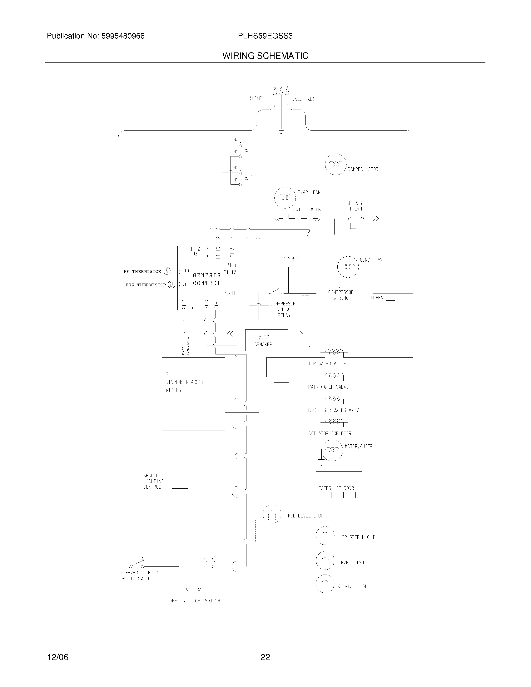 22 - WIRING SCHEMATIC