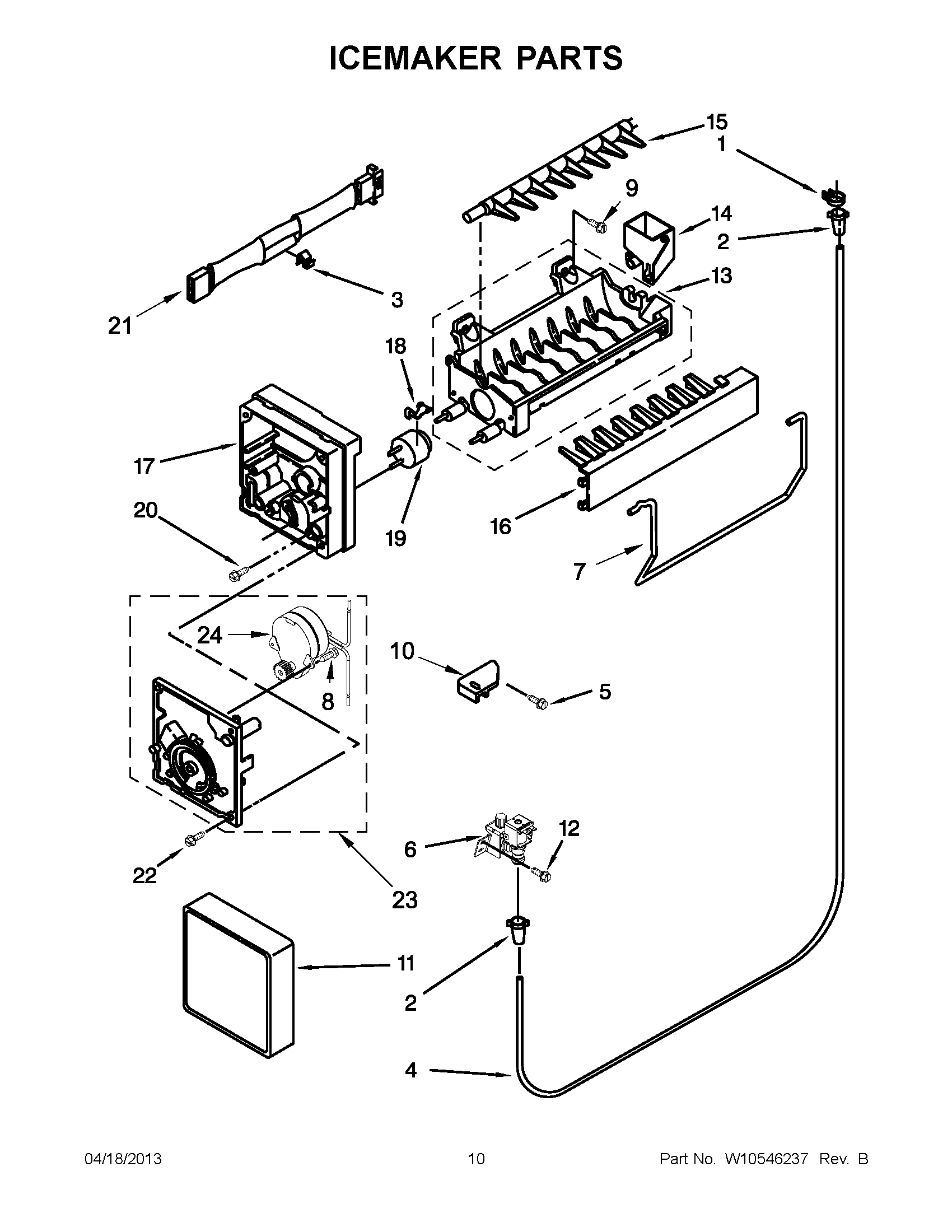 05 - ICEMAKER PARTS