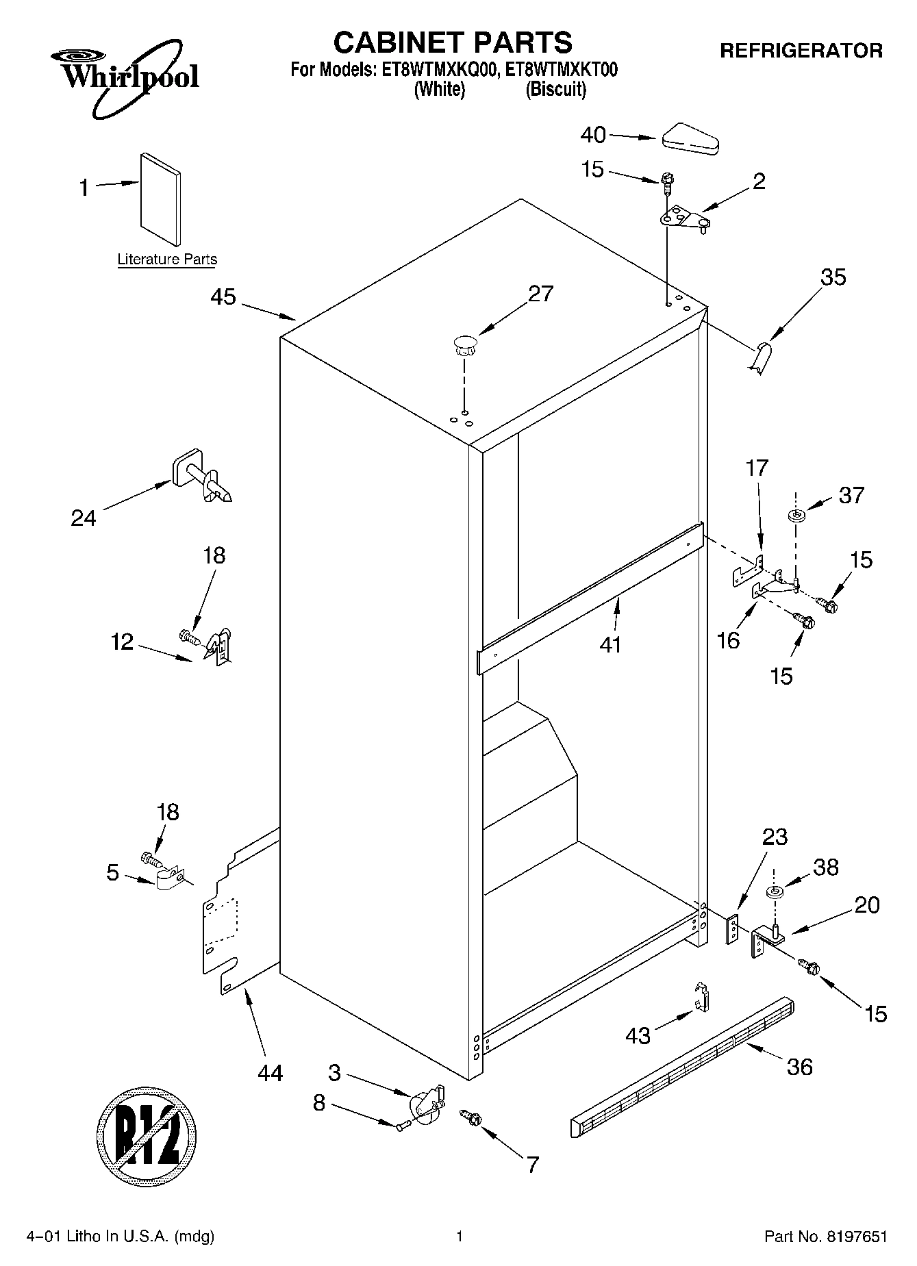 01 - CABINET, LITERATURE