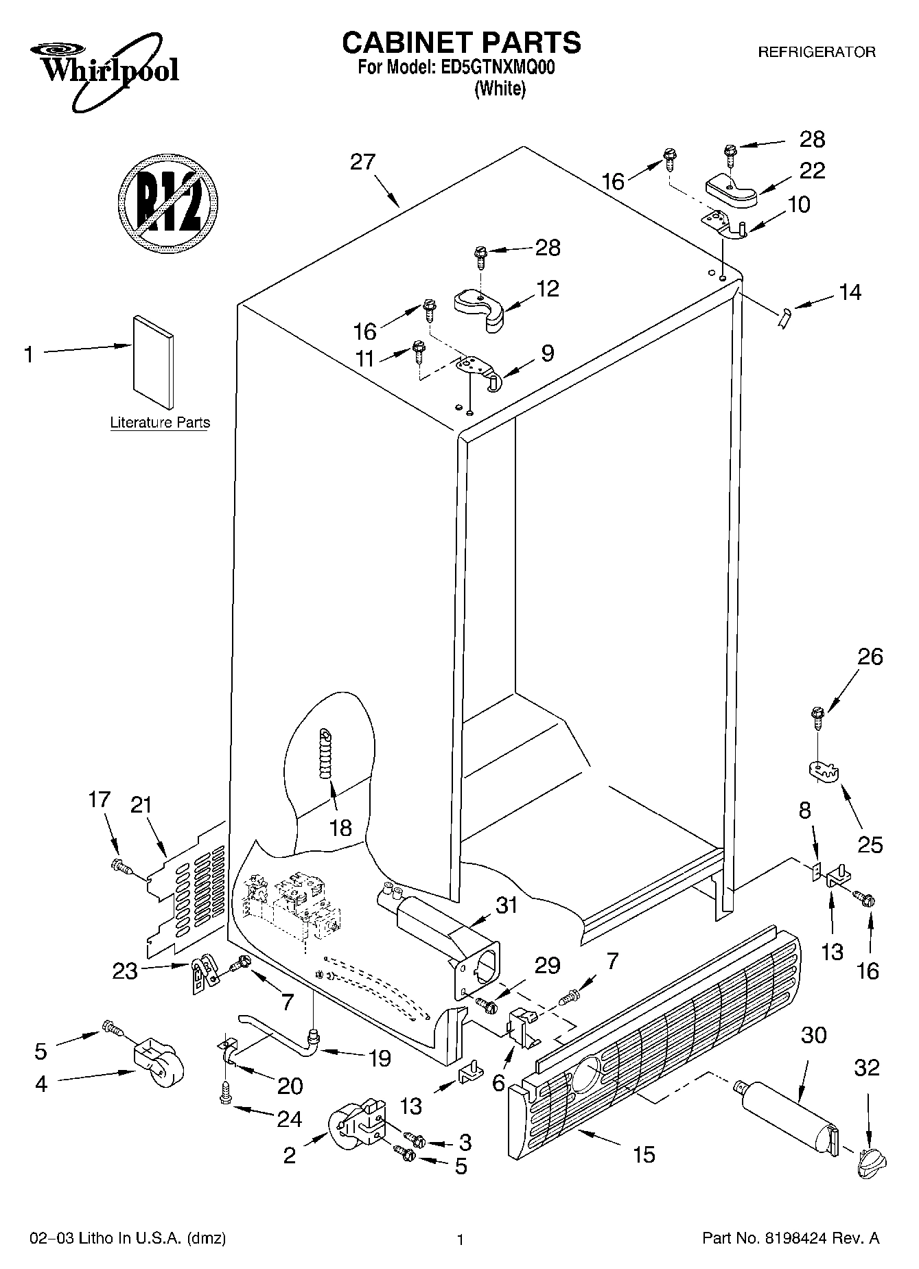 01 - CABINET PARTS