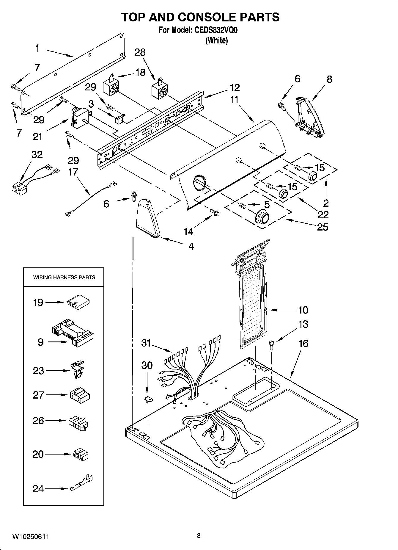02 - TOP AND CONSOLE PARTS