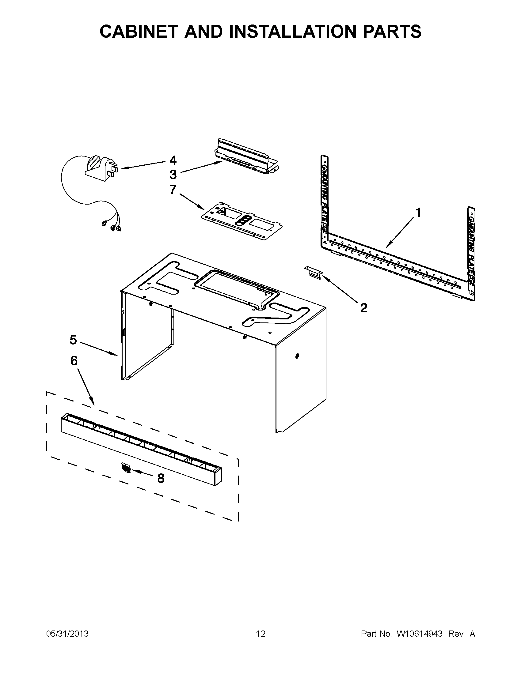 06 - CABINET AND INSTALLATION PARTS