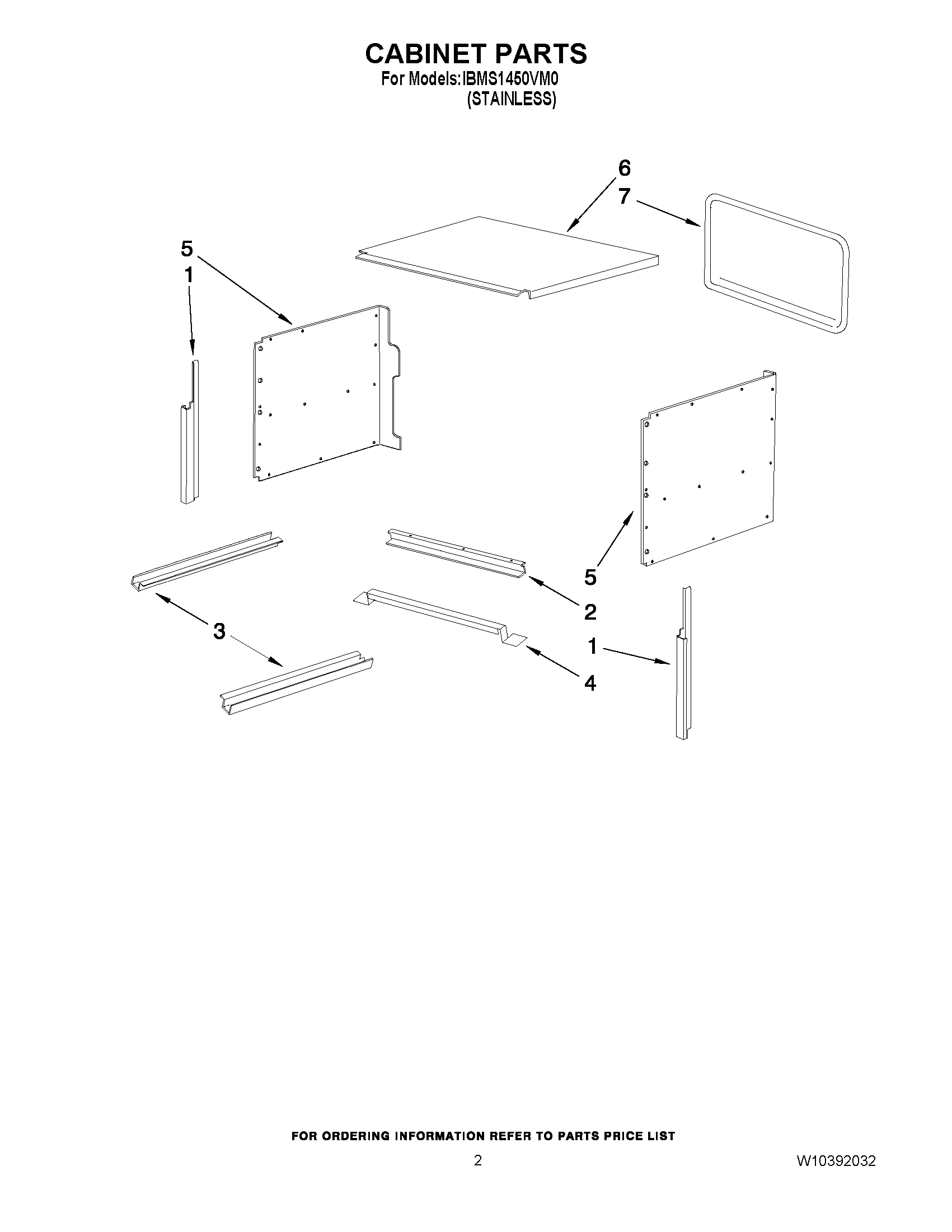 02 - CABINET PARTS