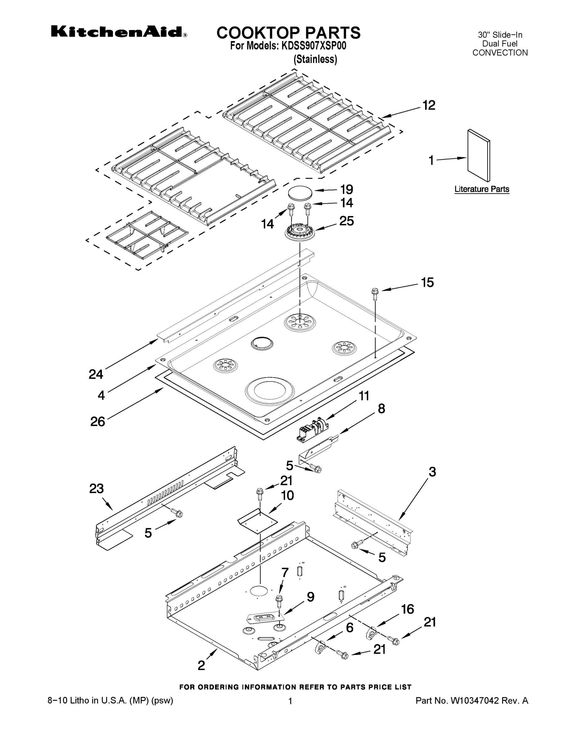 01 - COOKTOP PARTS