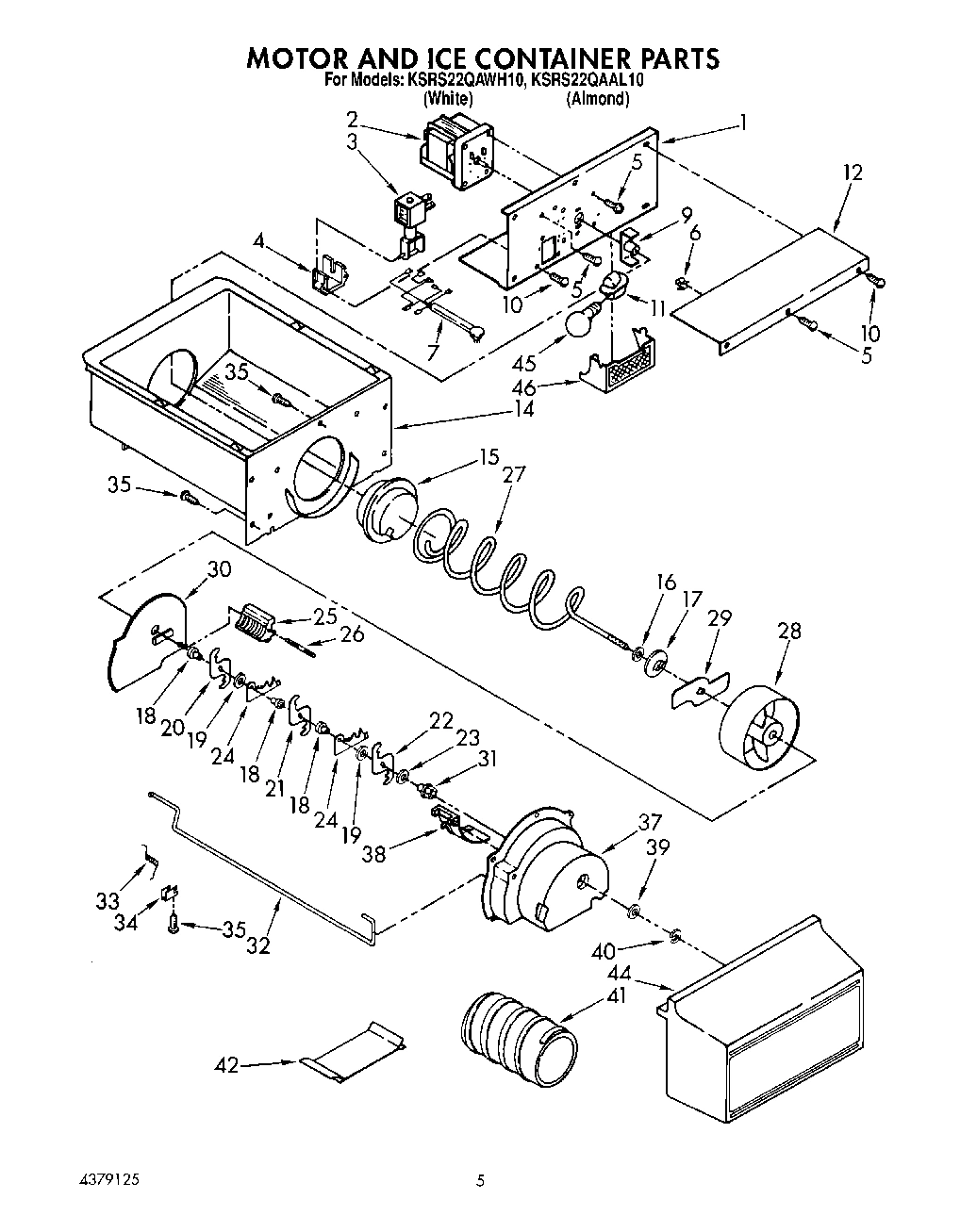 04 - MOTOR AND ICE CONTAINER