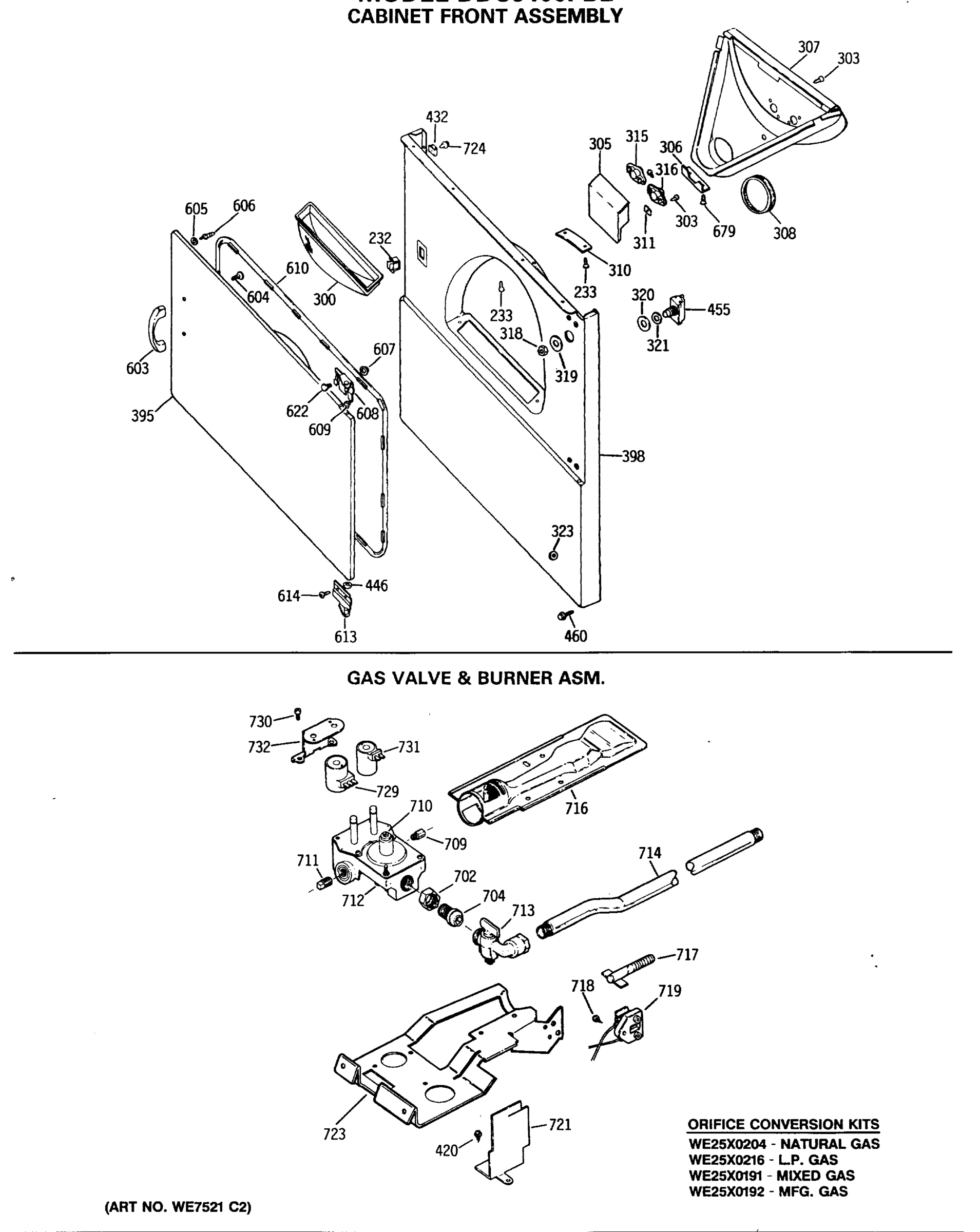 CABINET FRONT ASSEMBLY