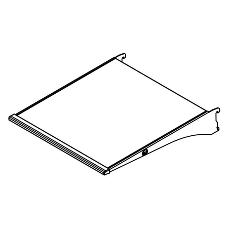 WPW10739613 Whirlpool Refrigerator Glass Shel