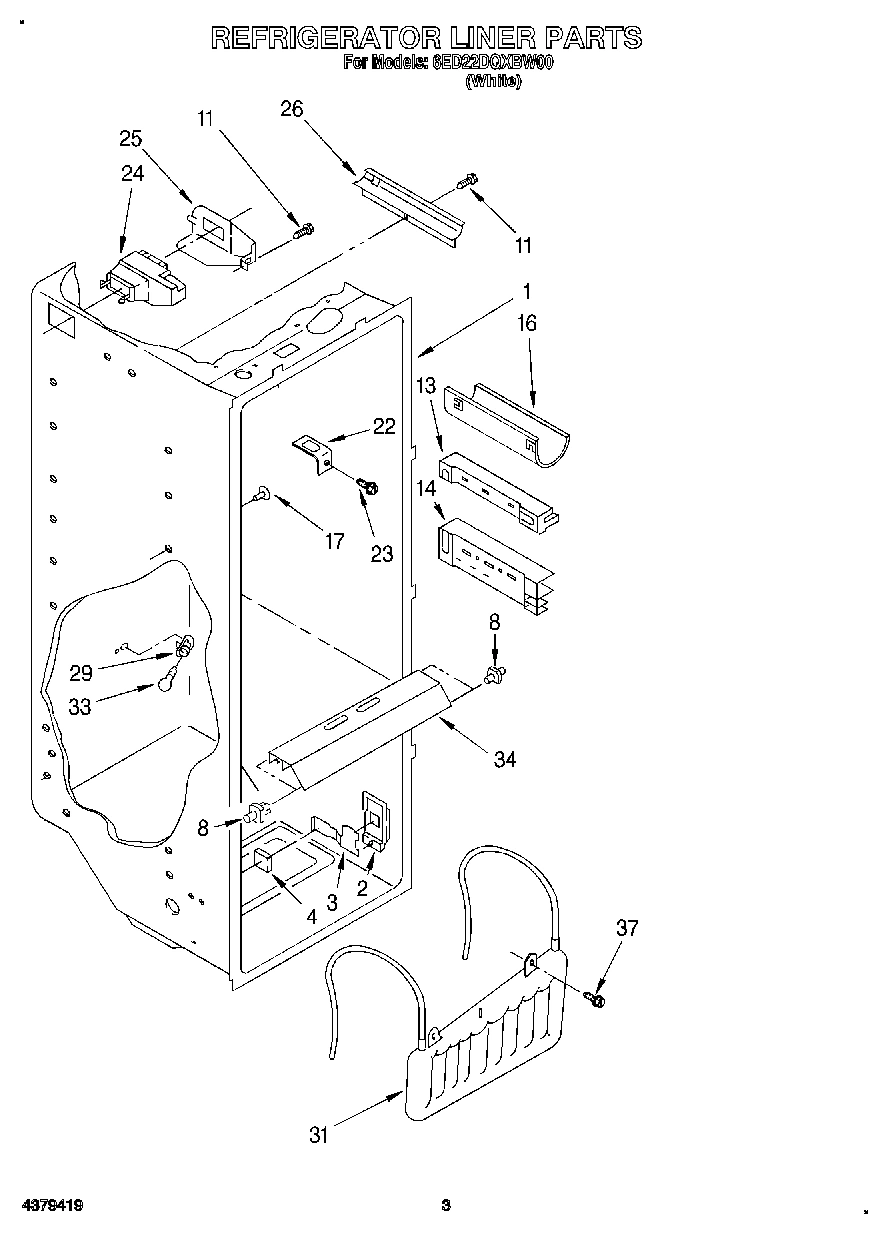 02 - REFRIGERATOR LINER