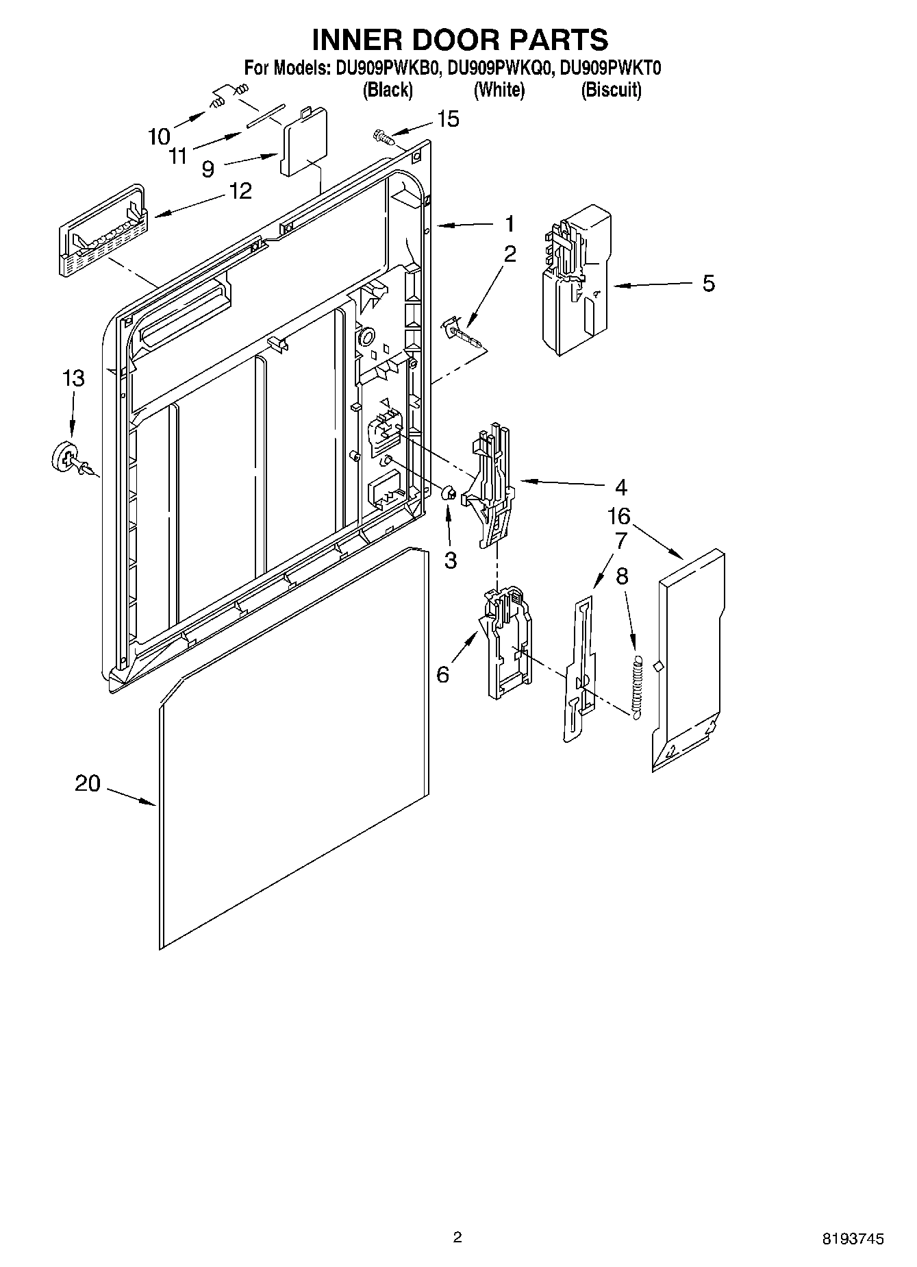 02 - INNER DOOR PARTS