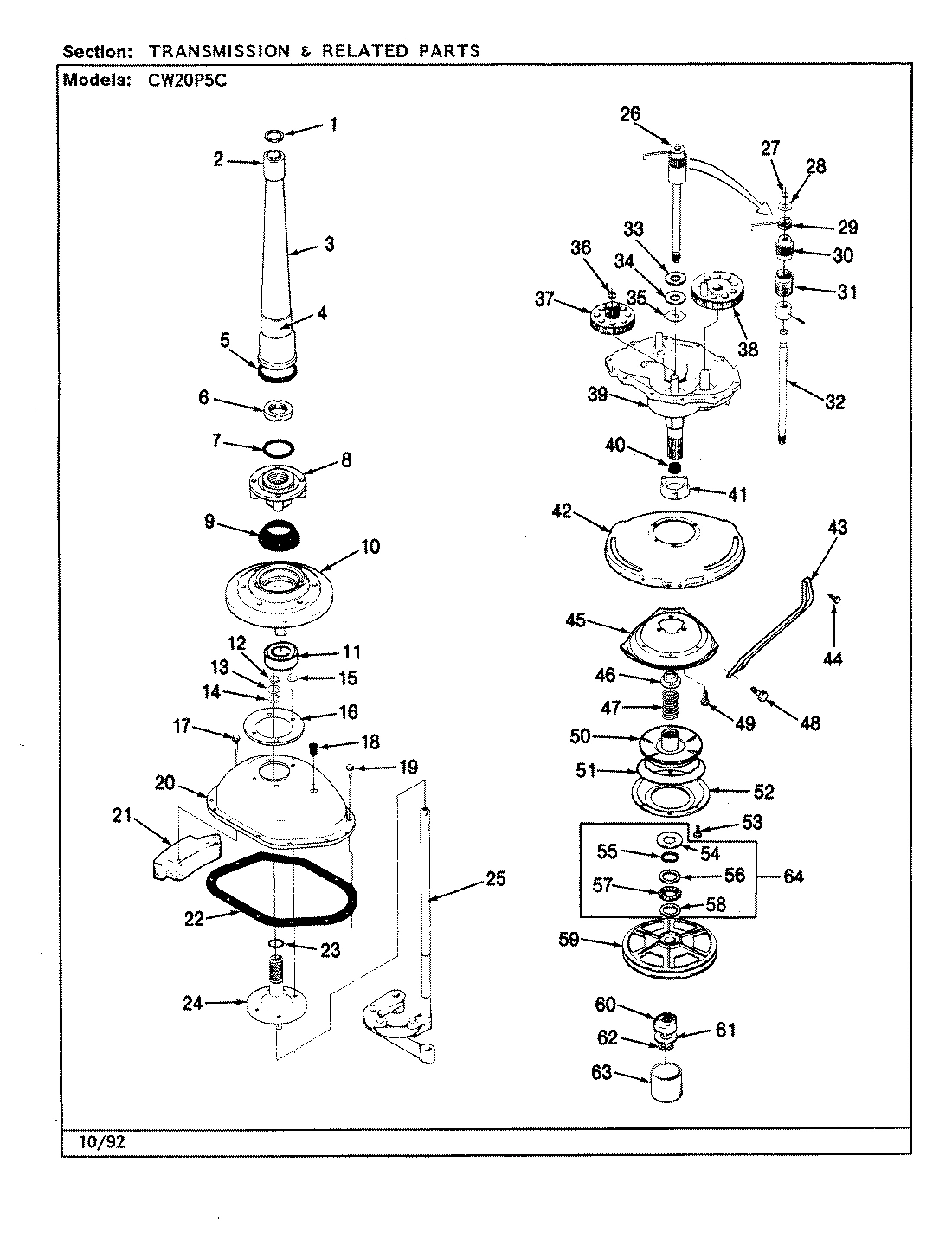 07 - TRANSMISSION & RELATED PARTS (REV. A-E)