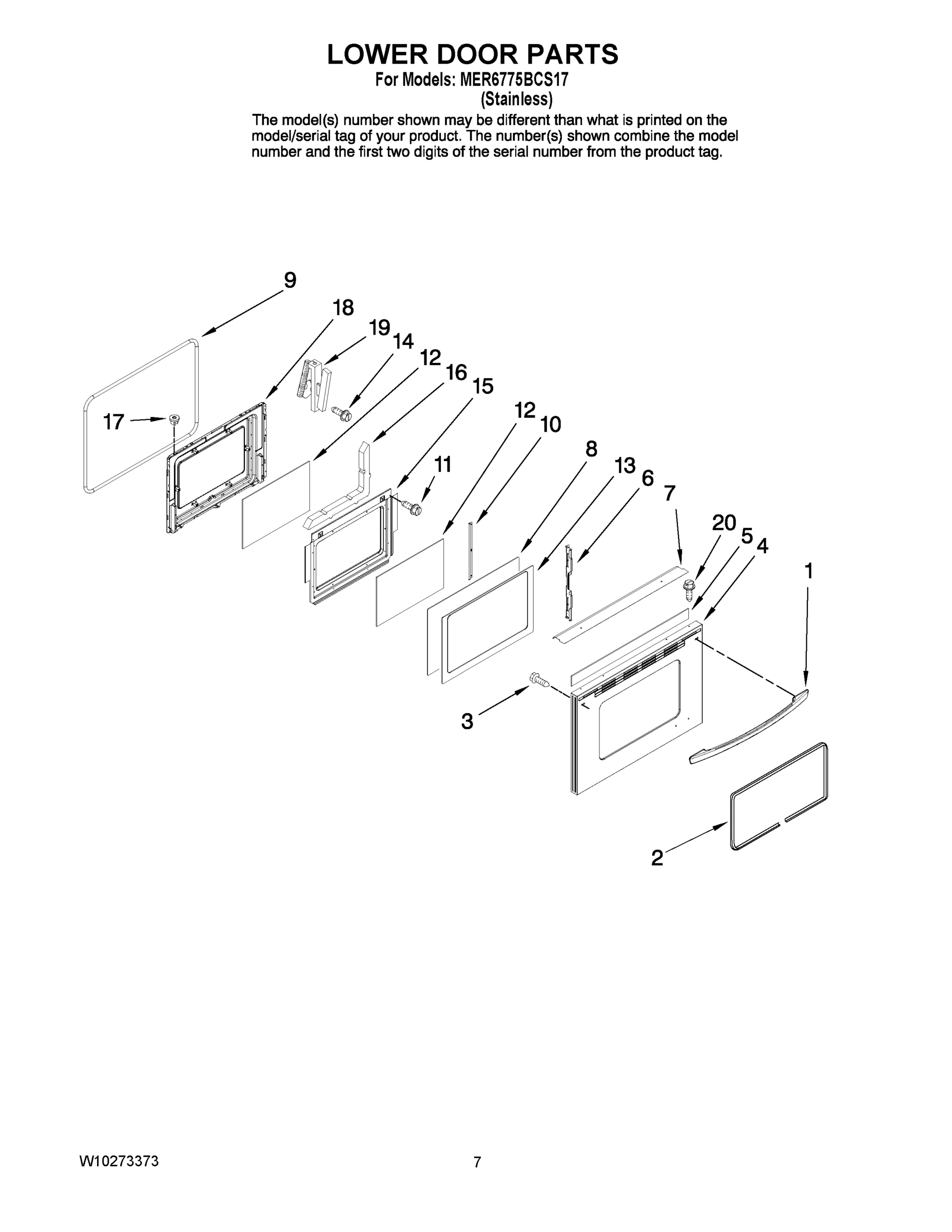 05 - LOWER DOOR PARTS
