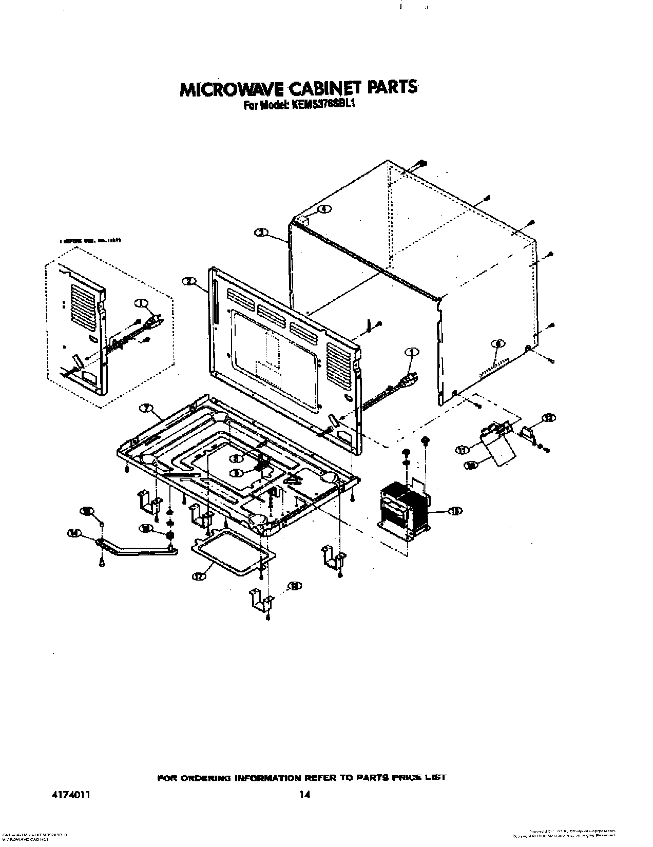 11 - MICROWAVE CABINET