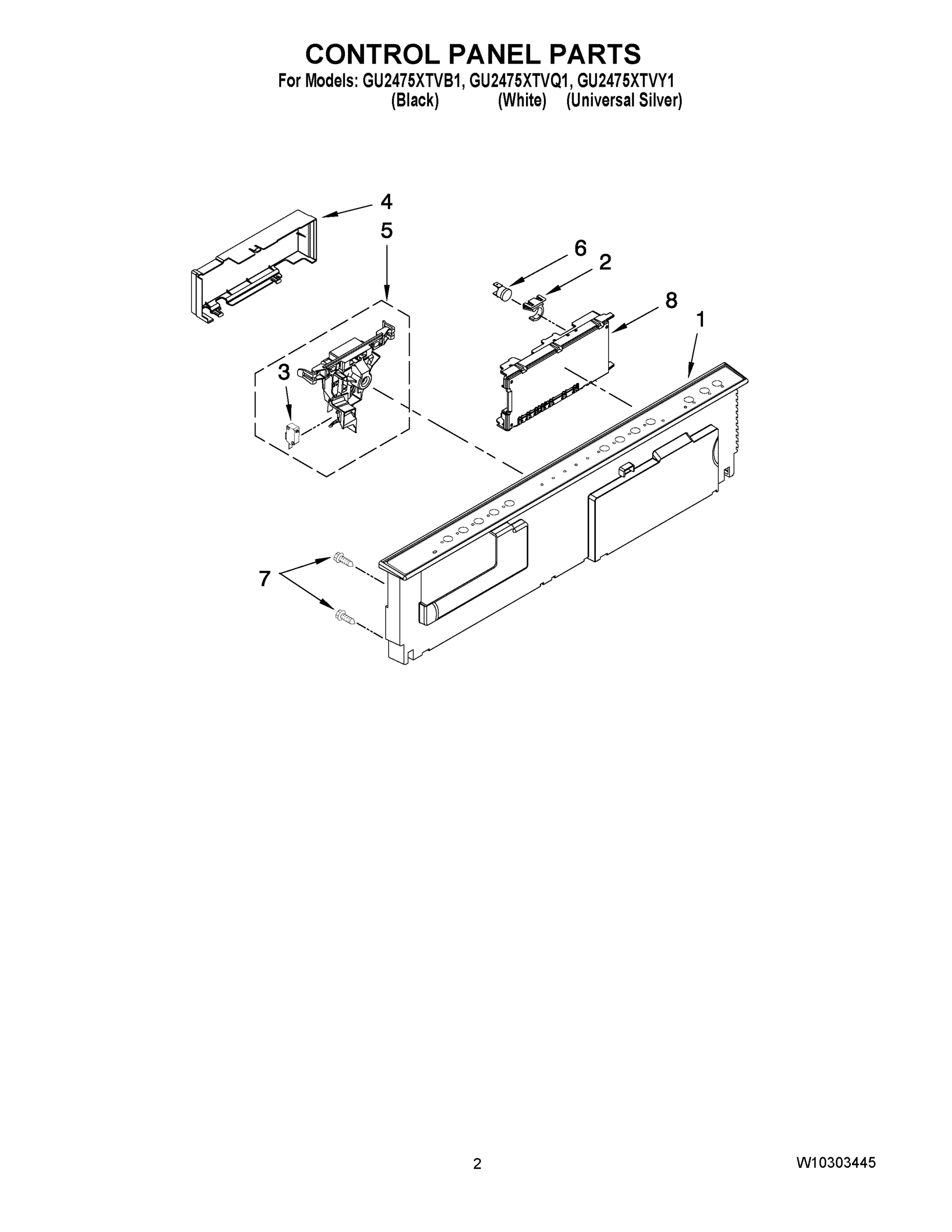 02 - CONTROL PANEL PARTS