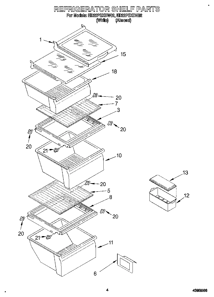 03 - REFRIGERATOR SHELF