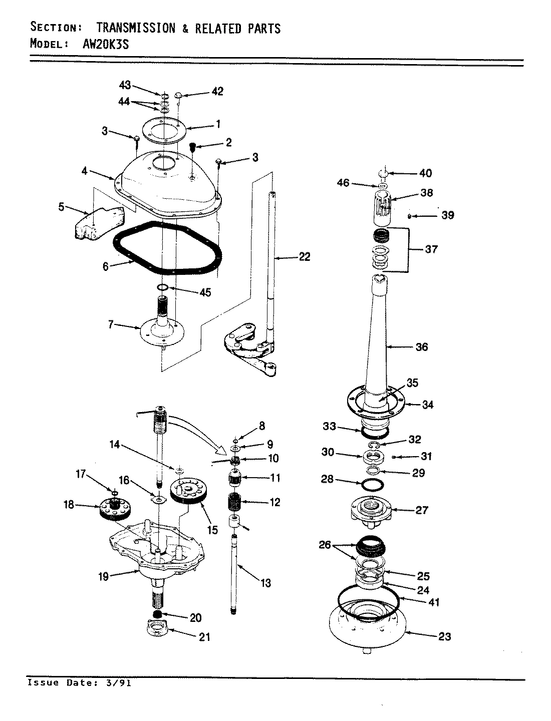 07 - TRANSMISSION & RELATED PARTS