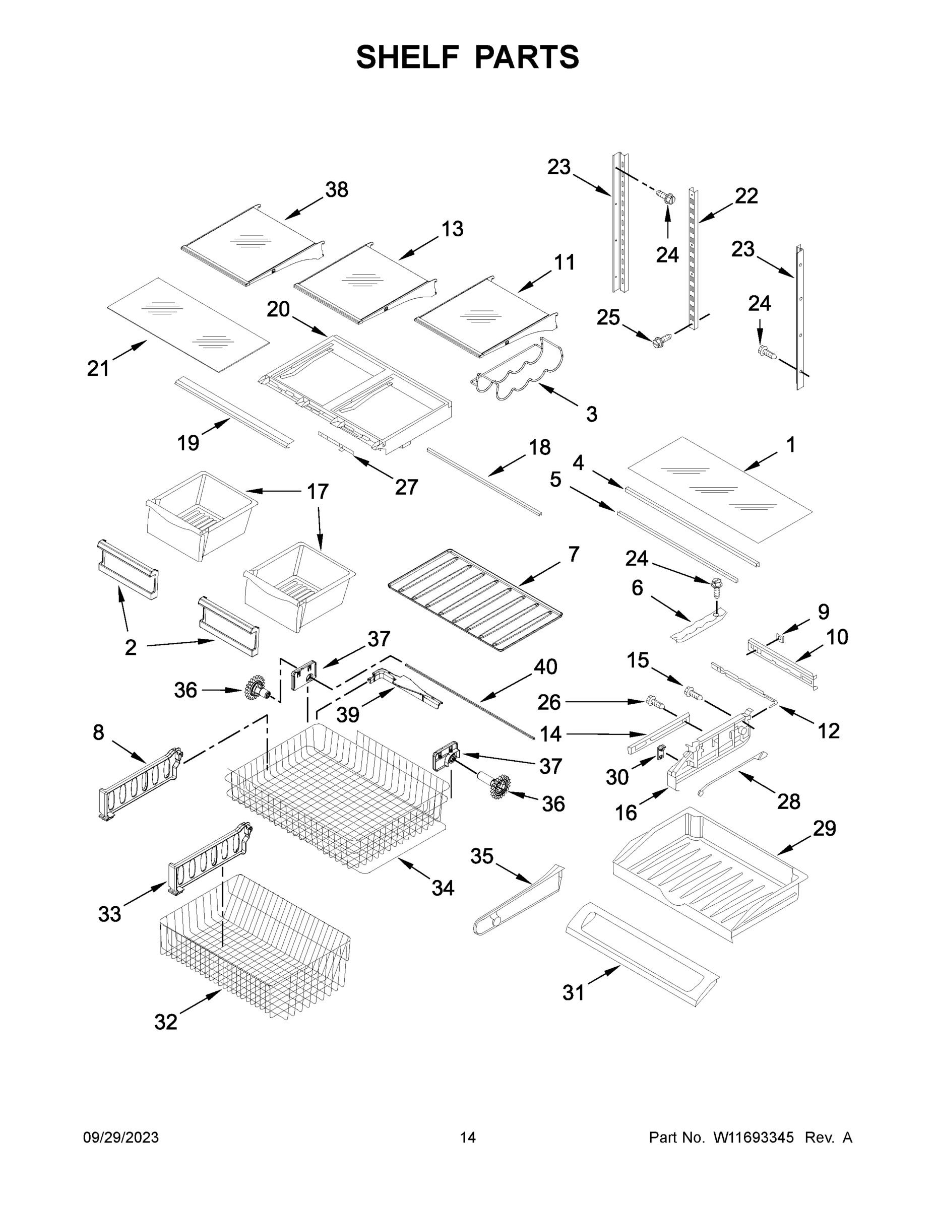 08 - SHELF PARTS