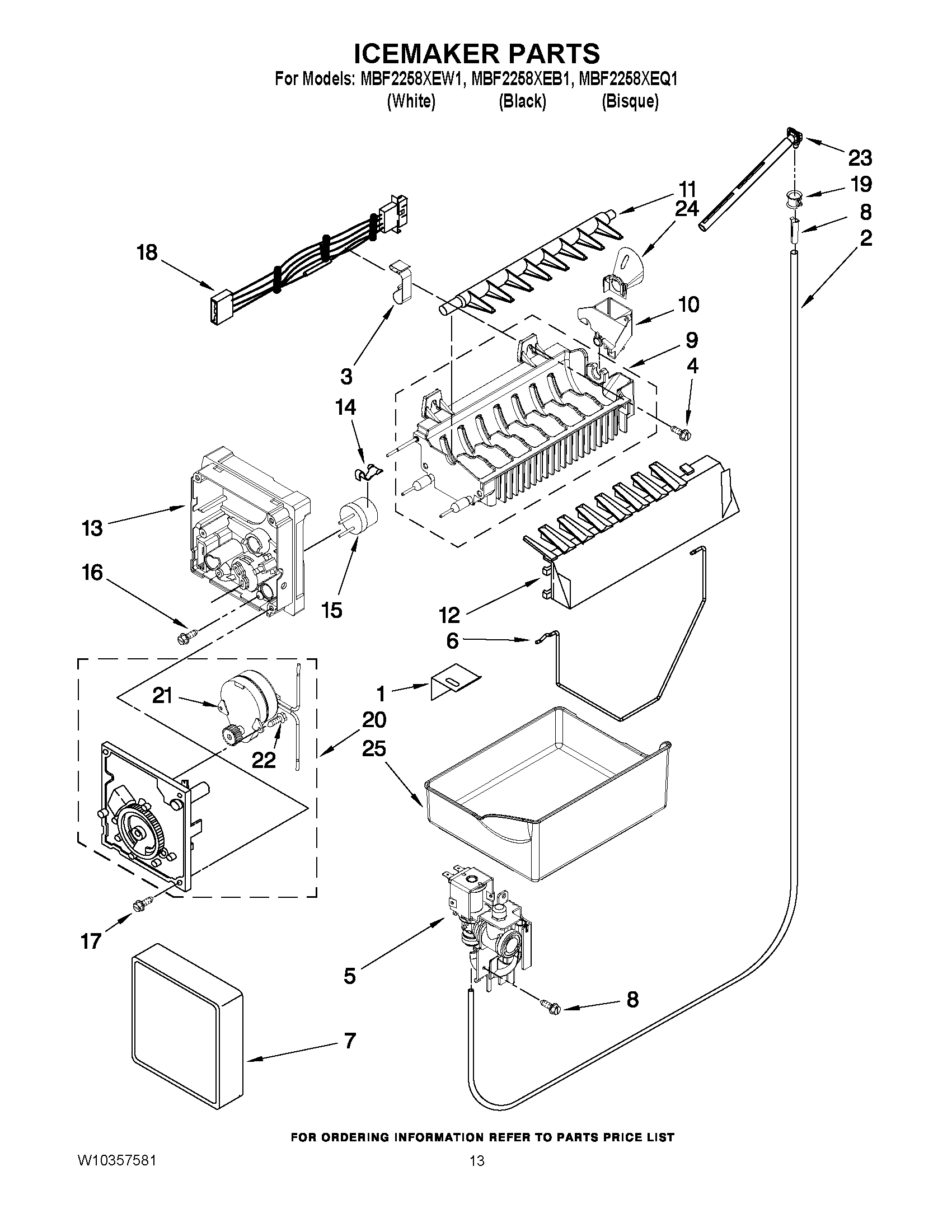08 - ICEMAKER PARTS