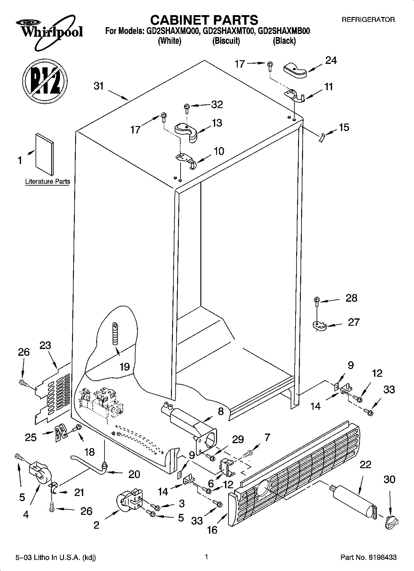 01 - CABINET PARTS
