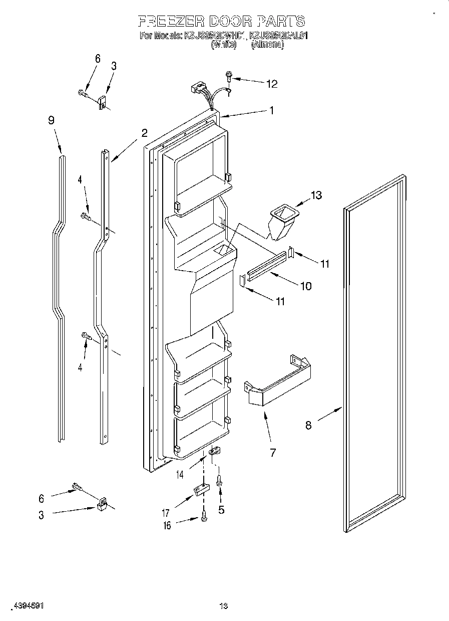 08 - FREEZER DOOR