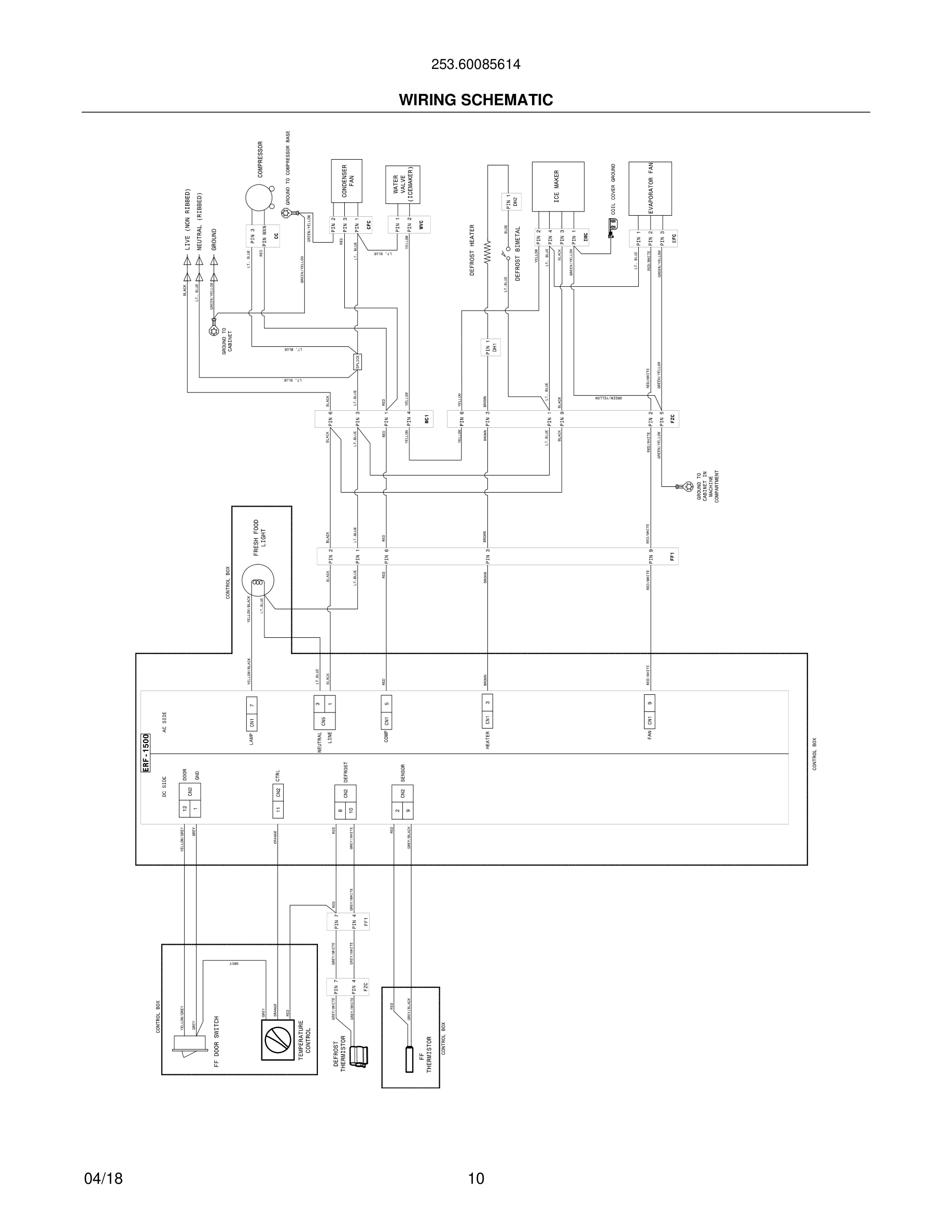 10 - WIRING SCHEMATIC