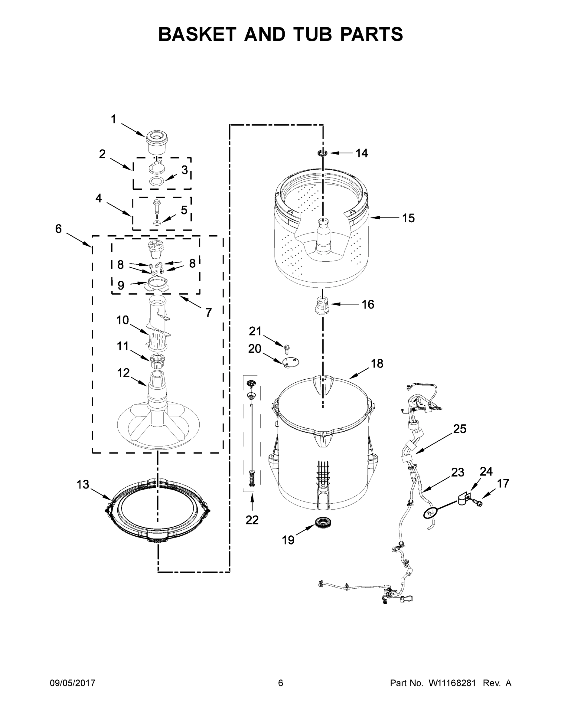 04 - BASKET AND TUB PARTS