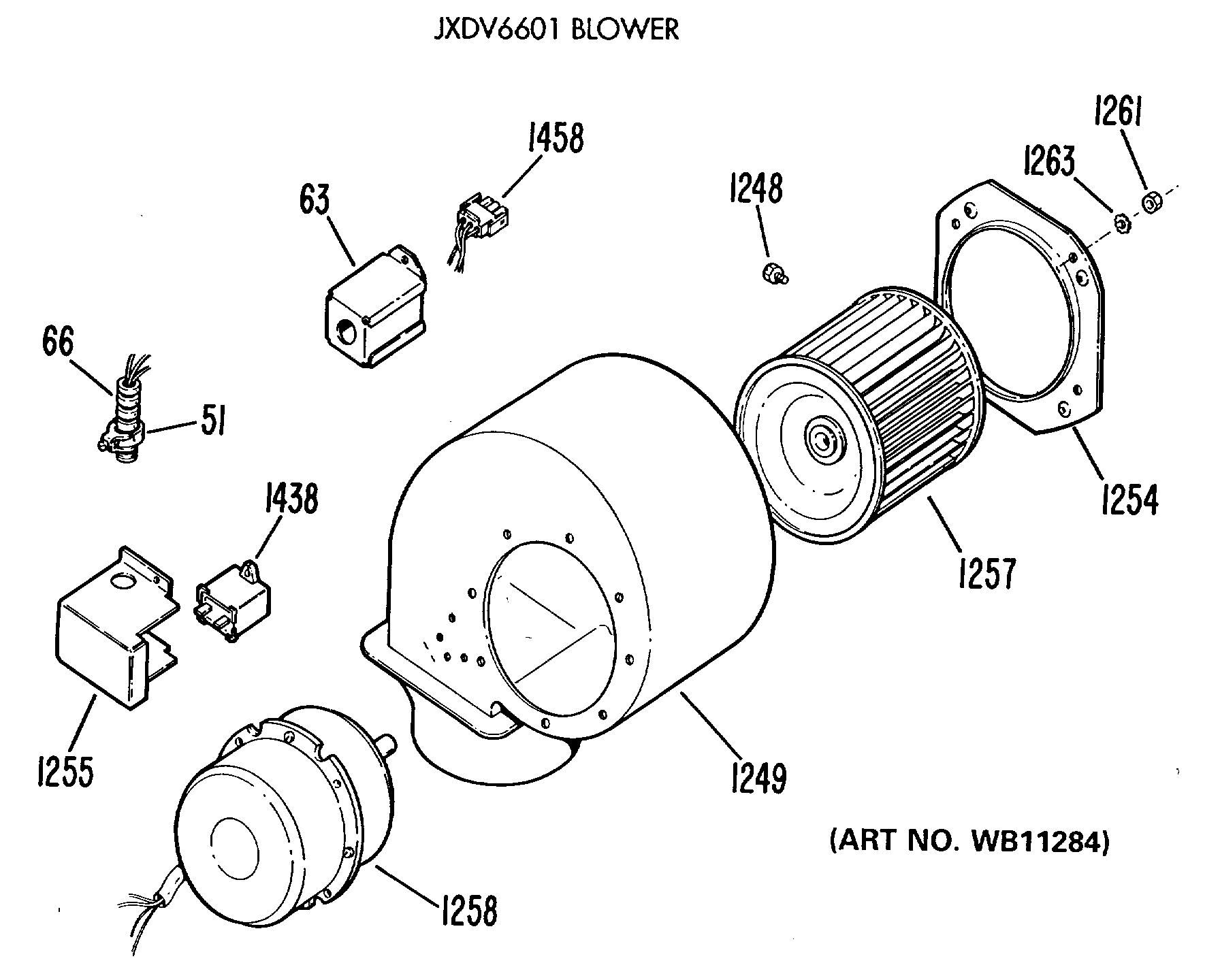 JXDV6601 BLOWER