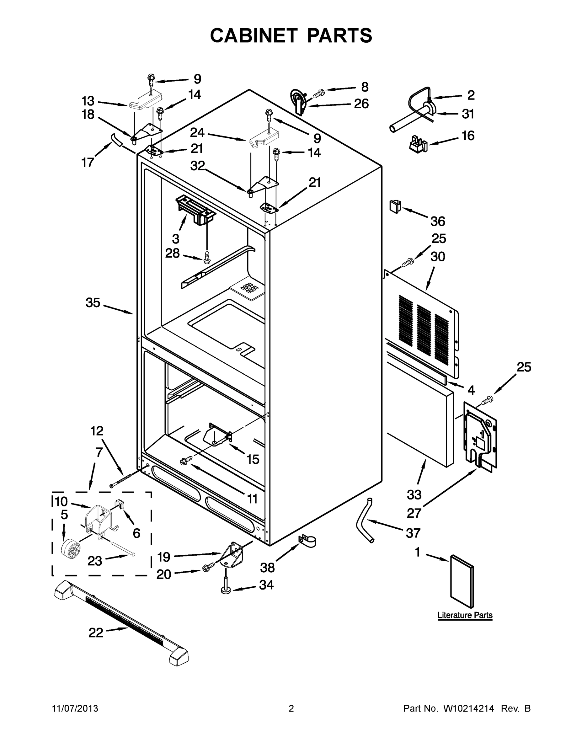 02 - CABINET PARTS