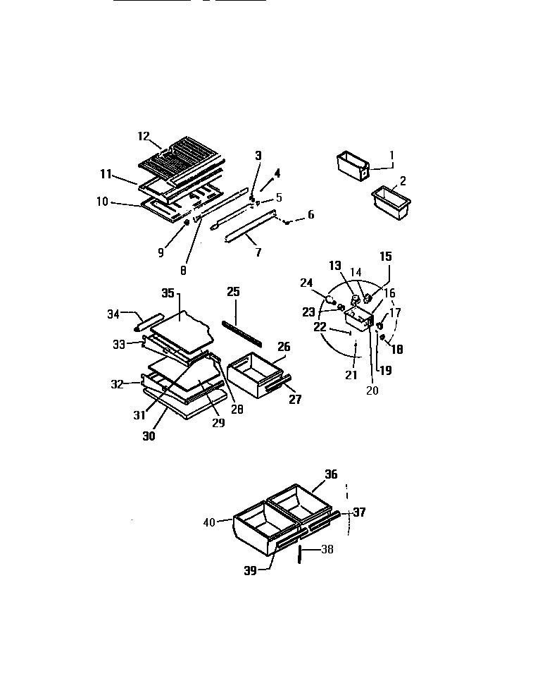 04 - SHELVES, CONTROLS, DIVIDER, MULLION