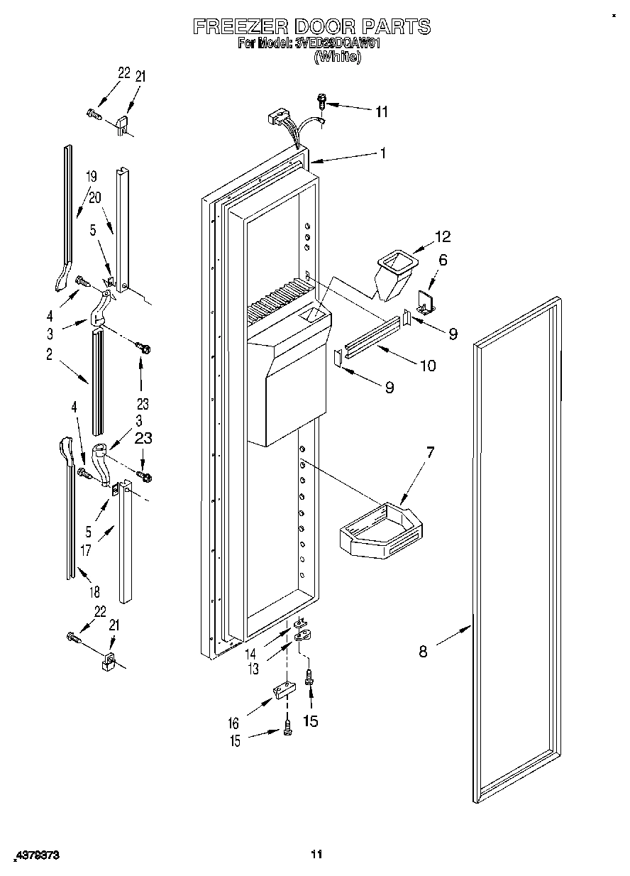 07 - FREEZER DOOR