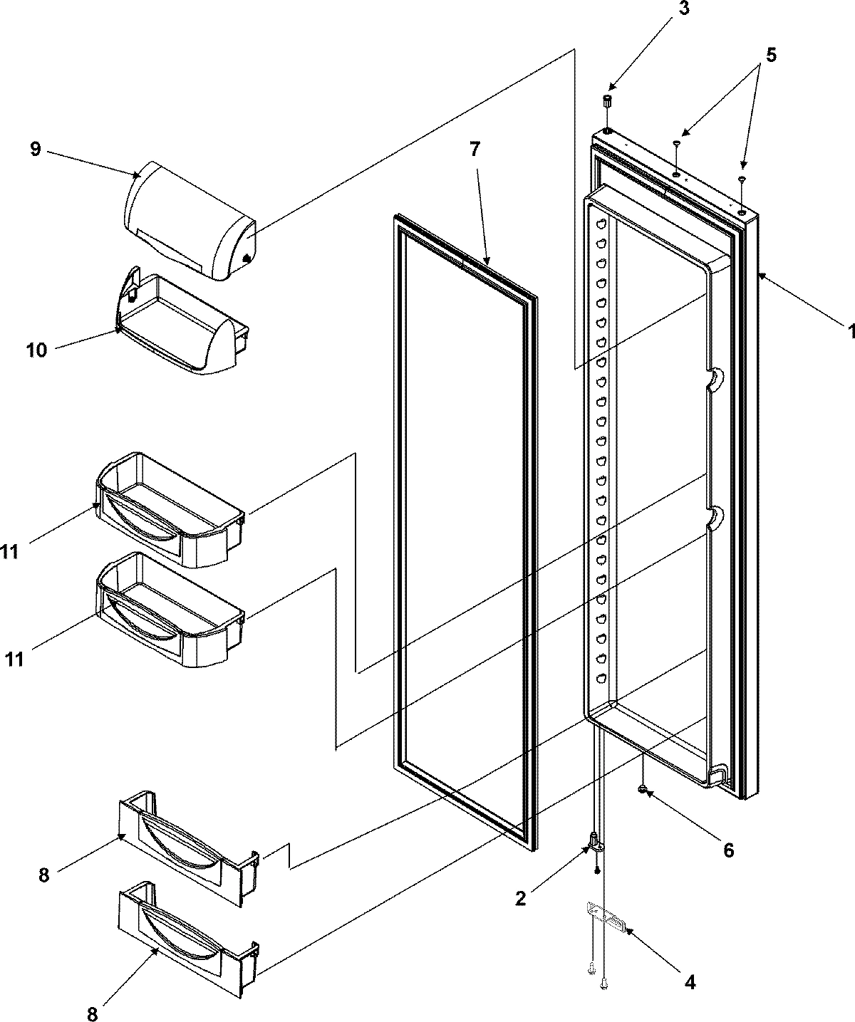 17 - REFRIGERATOR DOOR