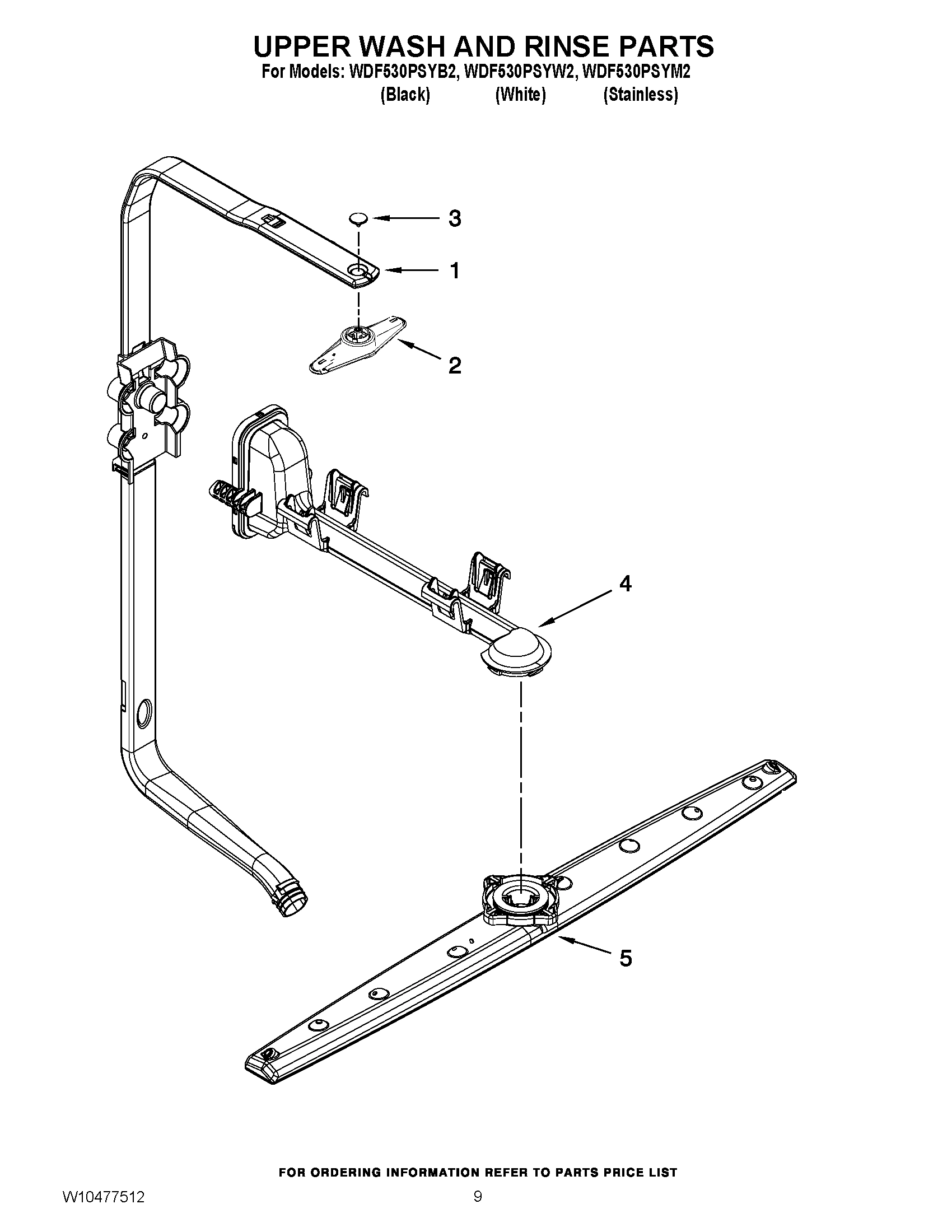 07 - UPPER WASH AND RINSE PARTS