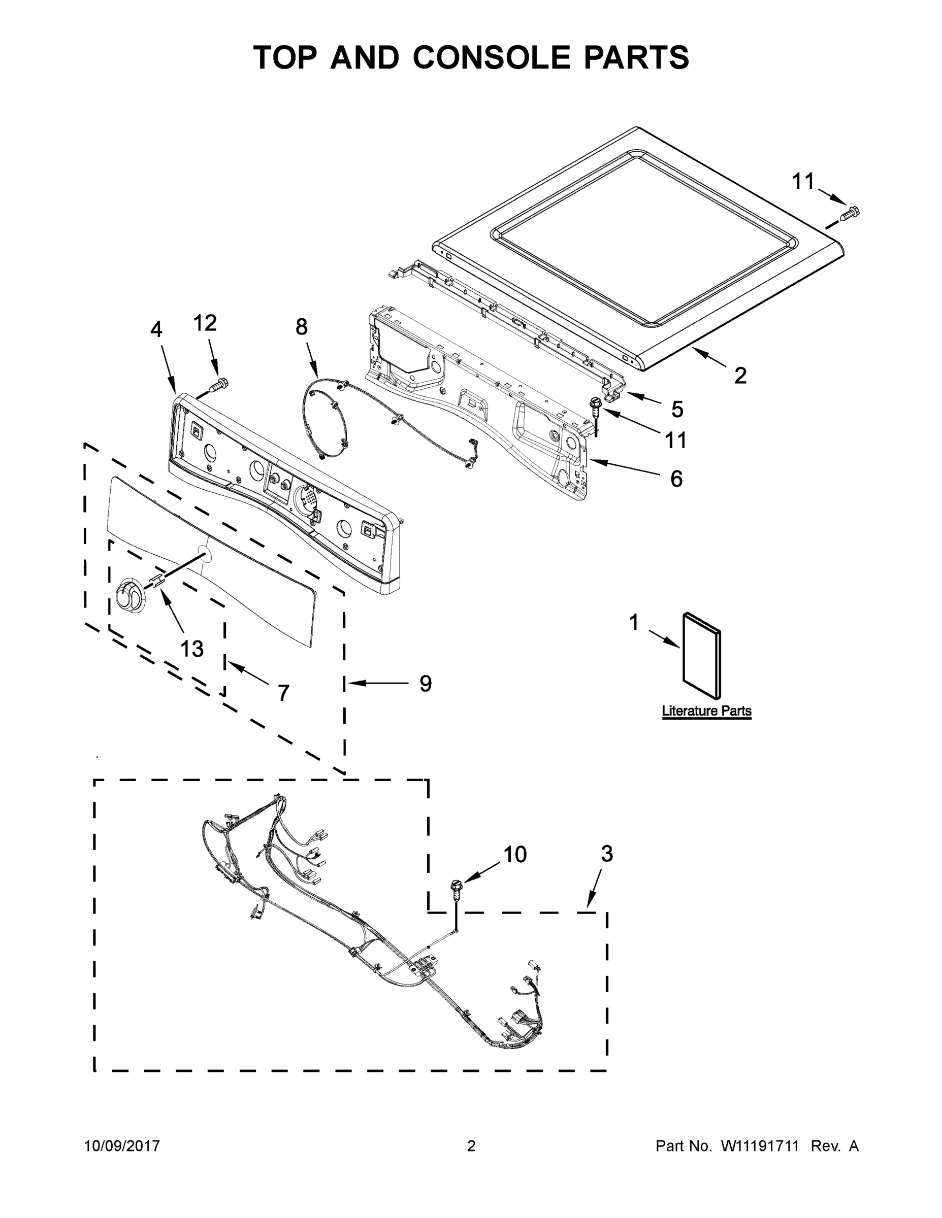 02 - TOP AND CONSOLE PARTS