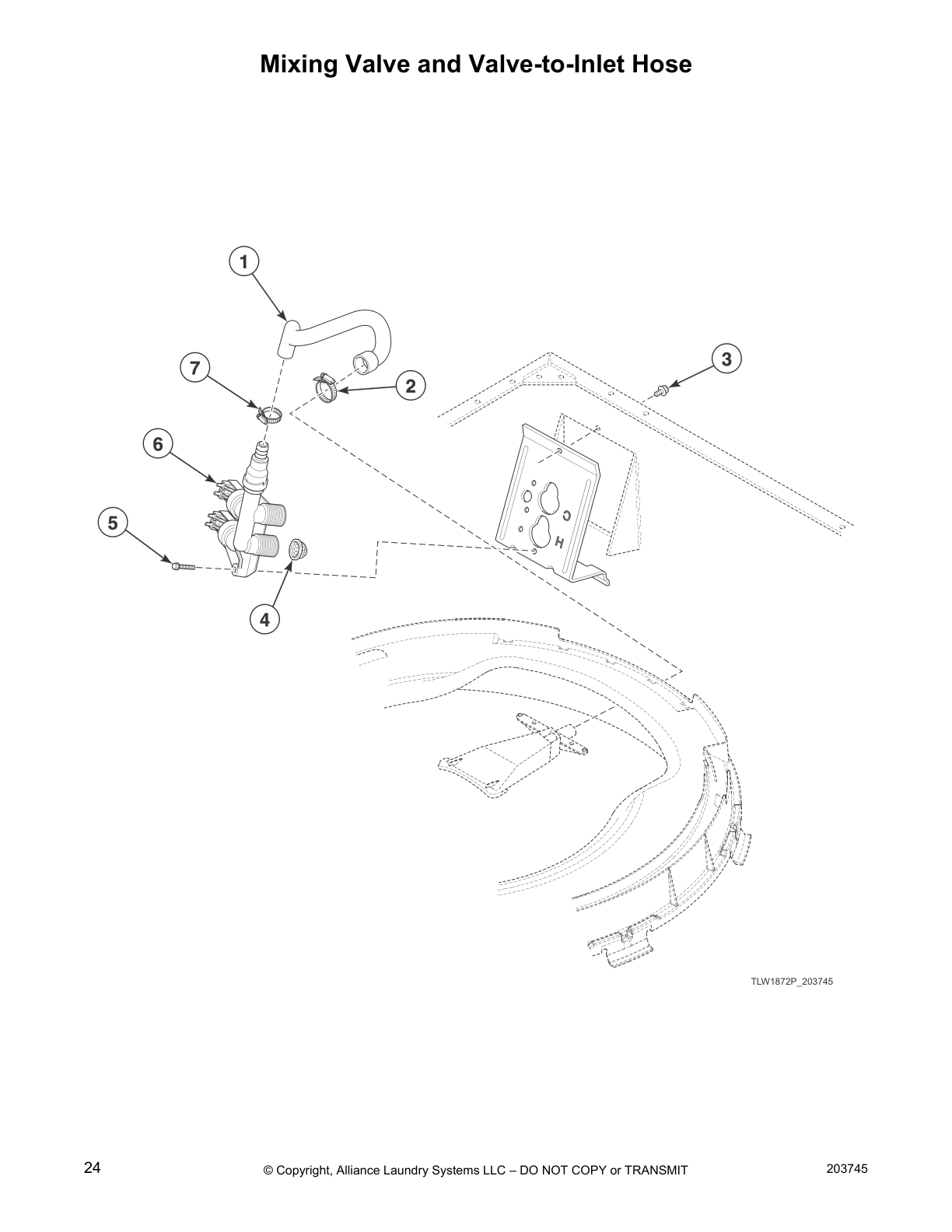 Mixing Valve and Valve-to-Inlet Hose