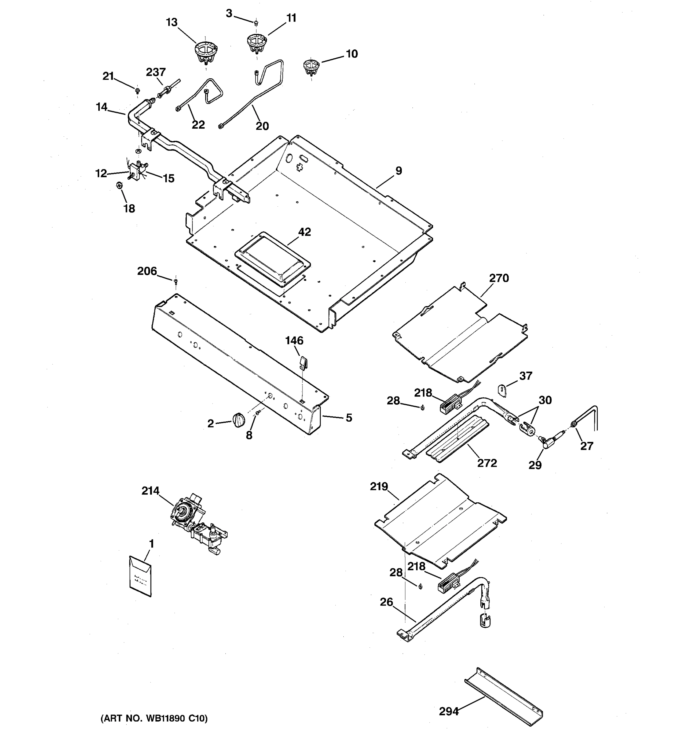 GAS & BURNER PARTS