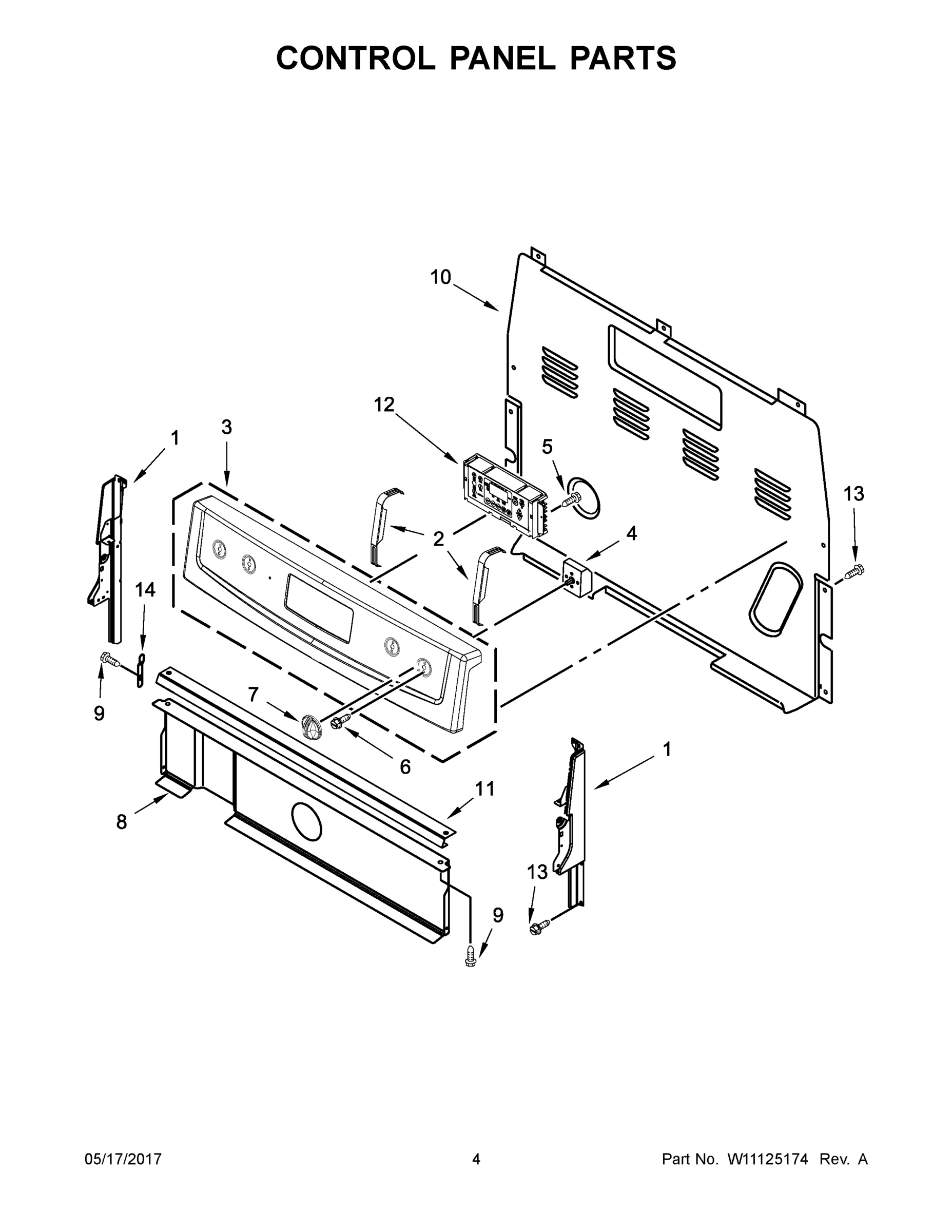 03 - CONTROL PANEL PARTS