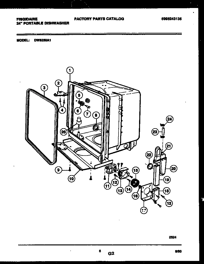 05 - TUB AND FRAME PARTS