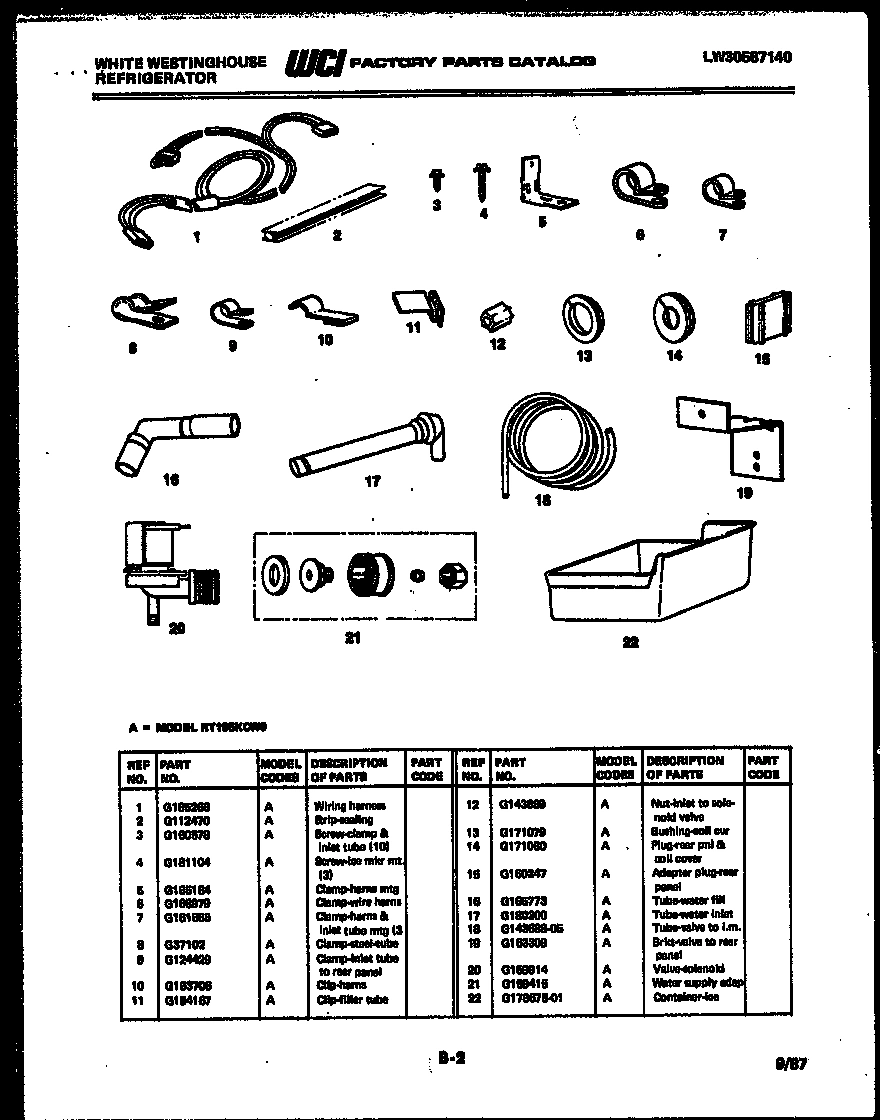 06 - ICE MAKER INSTALLATION PARTS