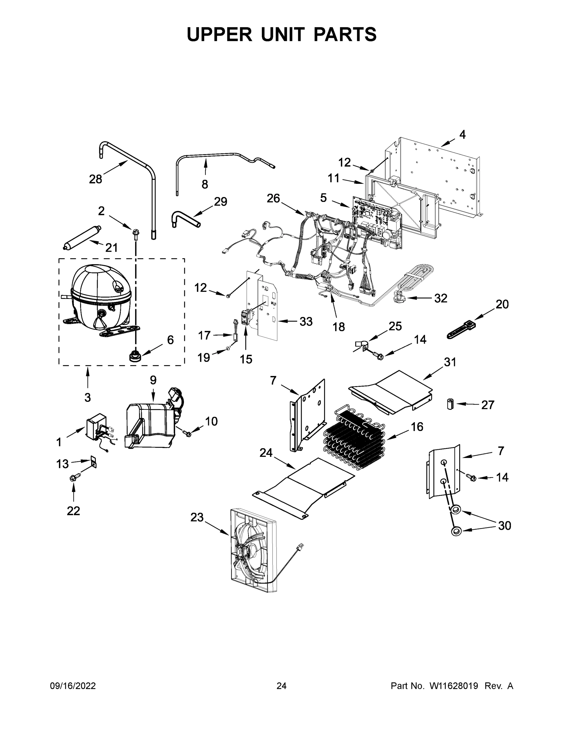13 - UPPER UNIT PARTS