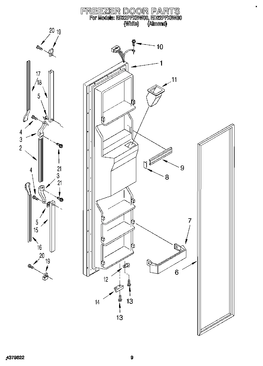 07 - FREEZER DOOR