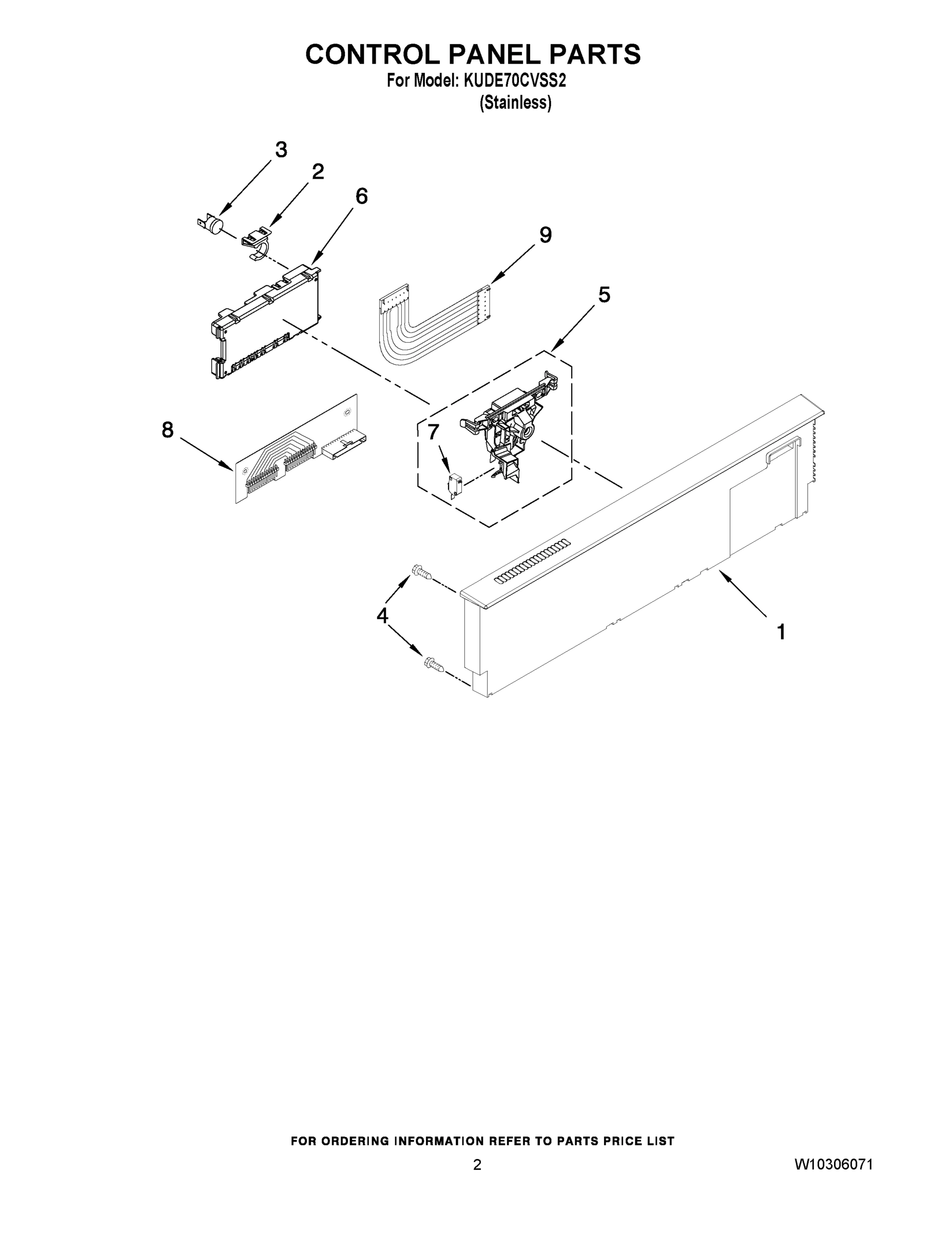 02 - CONTROL PANEL PARTS