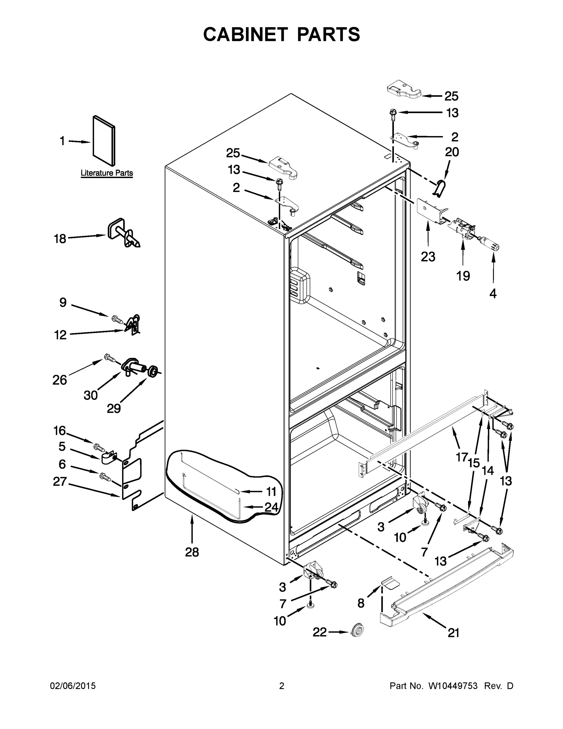 02 - CABINET PARTS