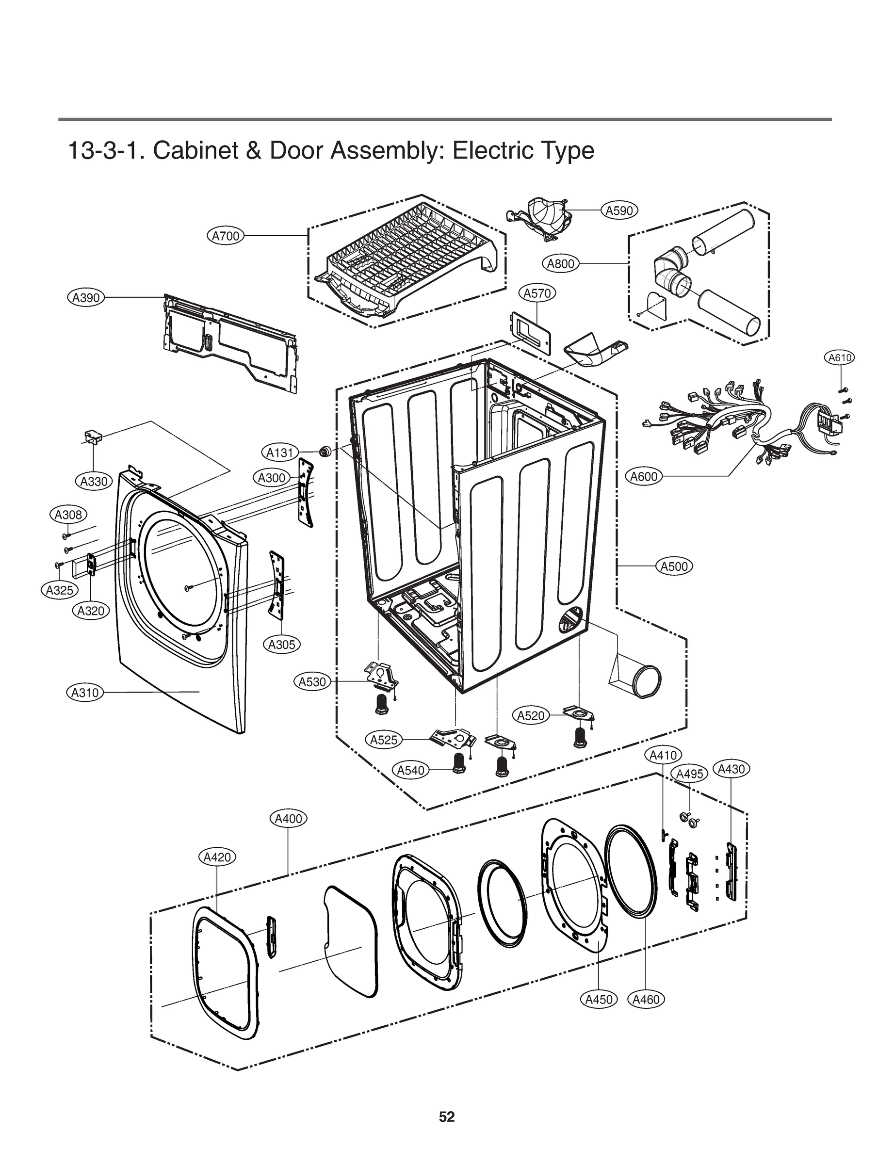 CABINET & DOOR ASSEMBLY