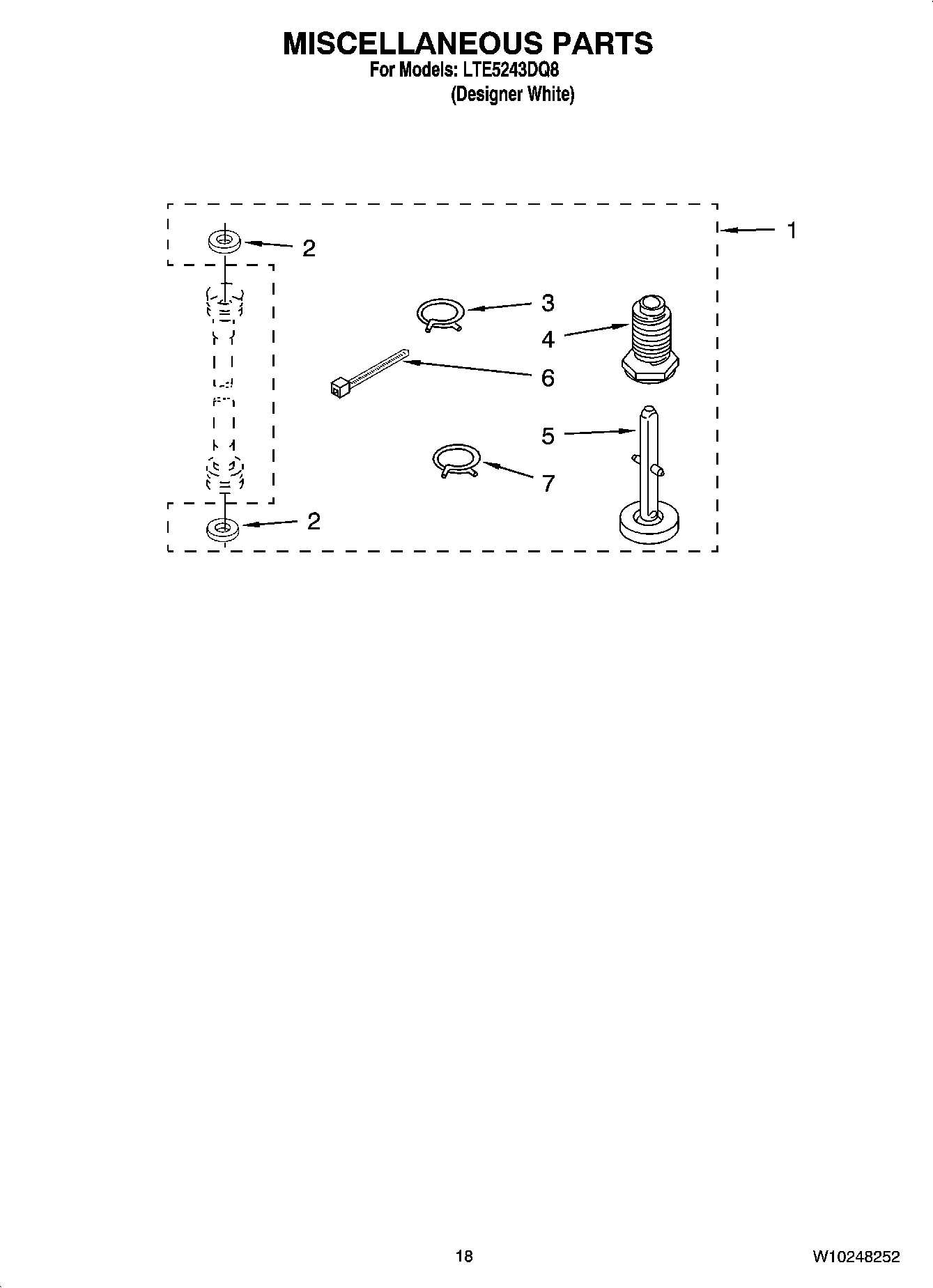 15 - MISCELLANEOUS PARTS, OPTIONAL PARTS (NOT INCLUDED)