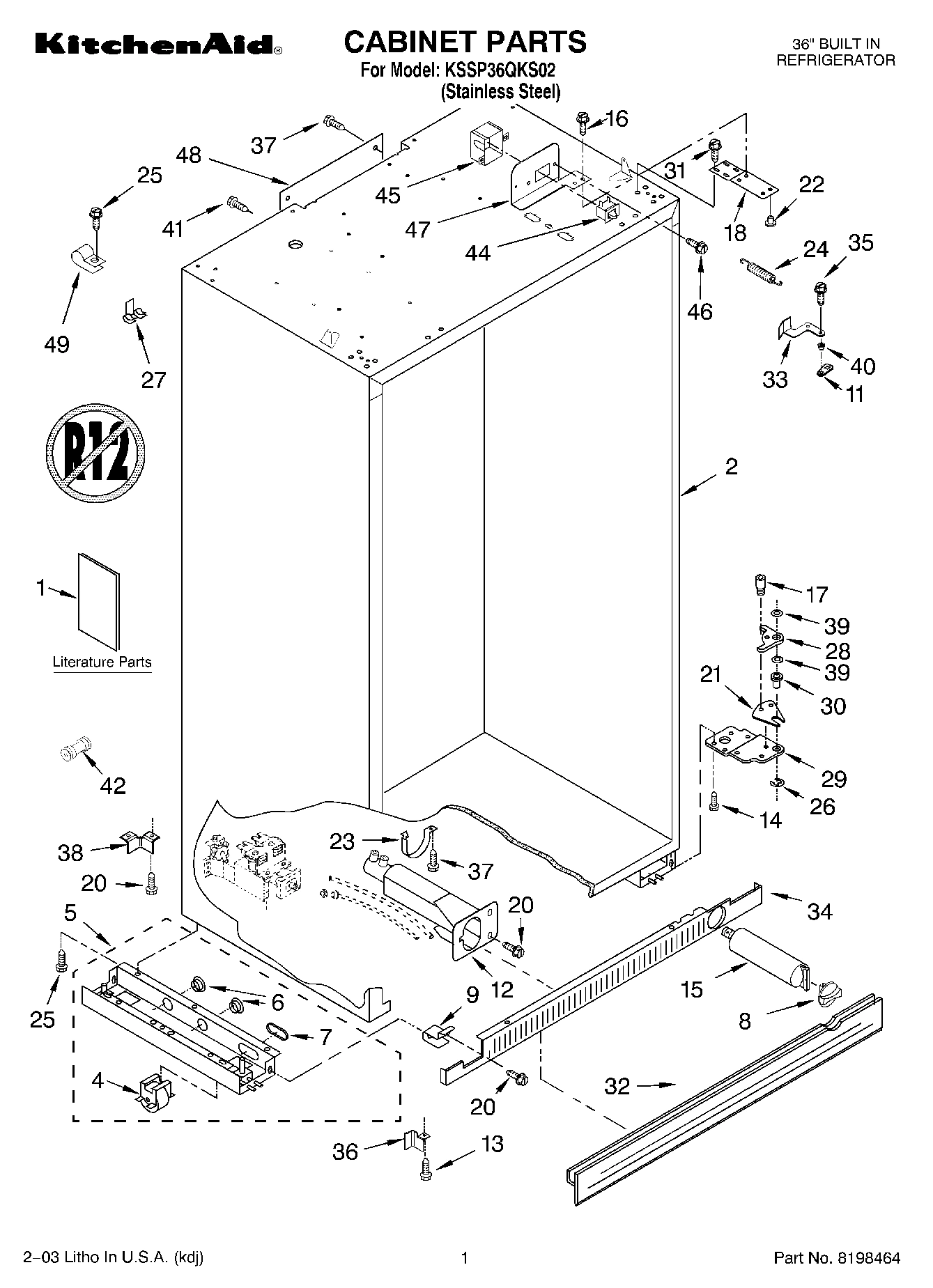 01 - CABINET PARTS