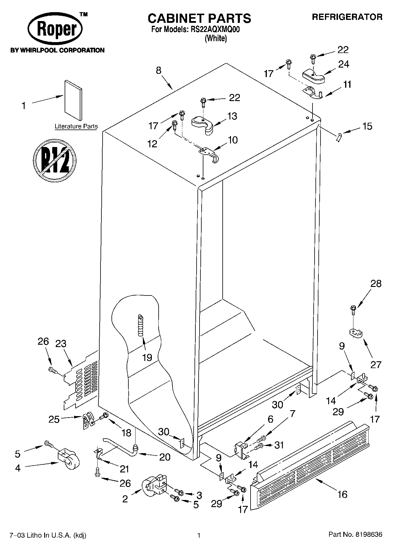 01 - CABINET PARTS