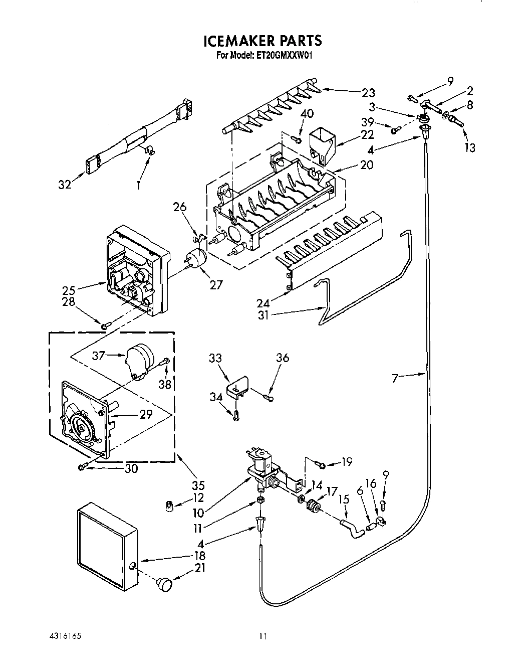 08 - ICEMAKER, LIT/OPTIONAL